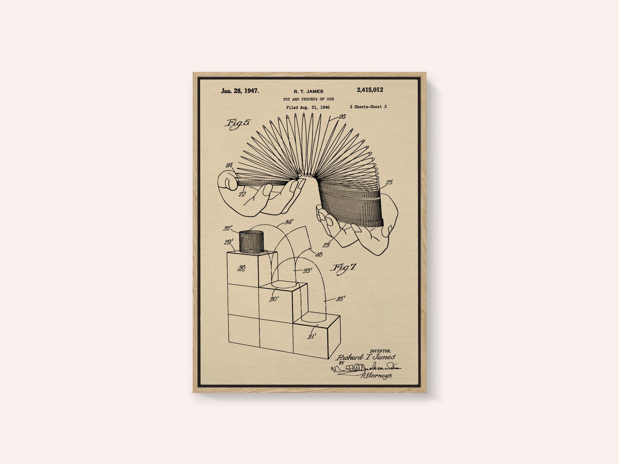 Toy and Process of Use Patent 1947