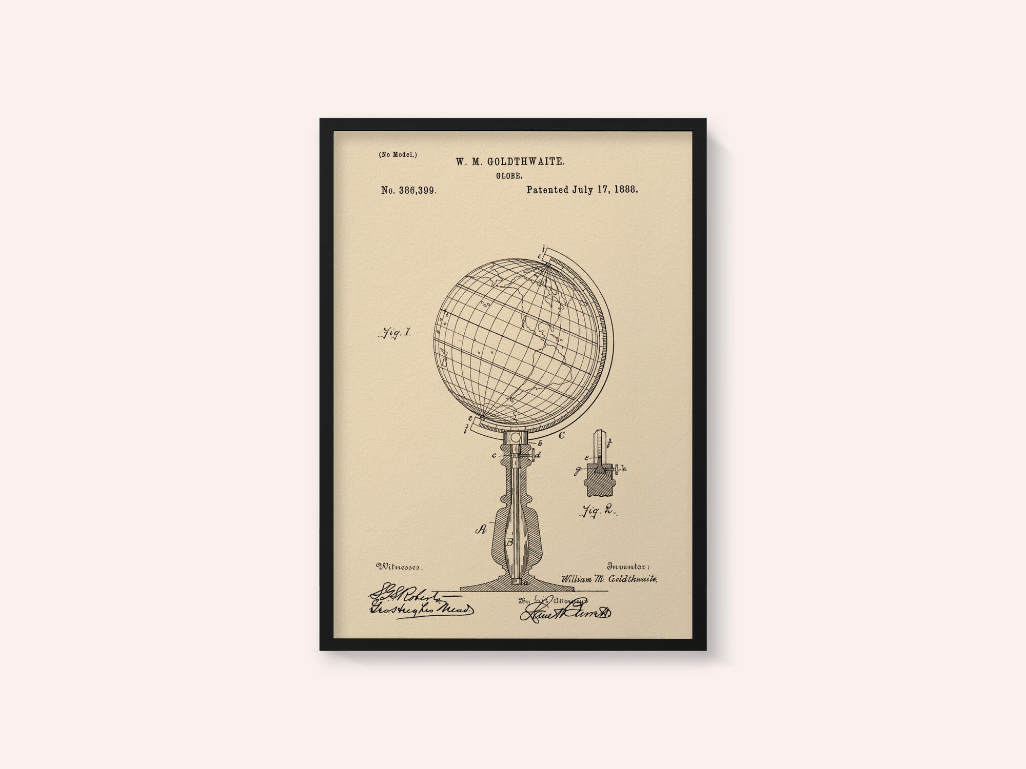 Globe Patent 1888