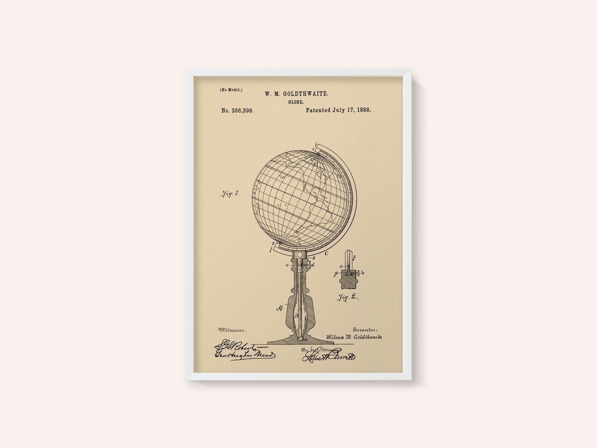 Globe Patent 1888