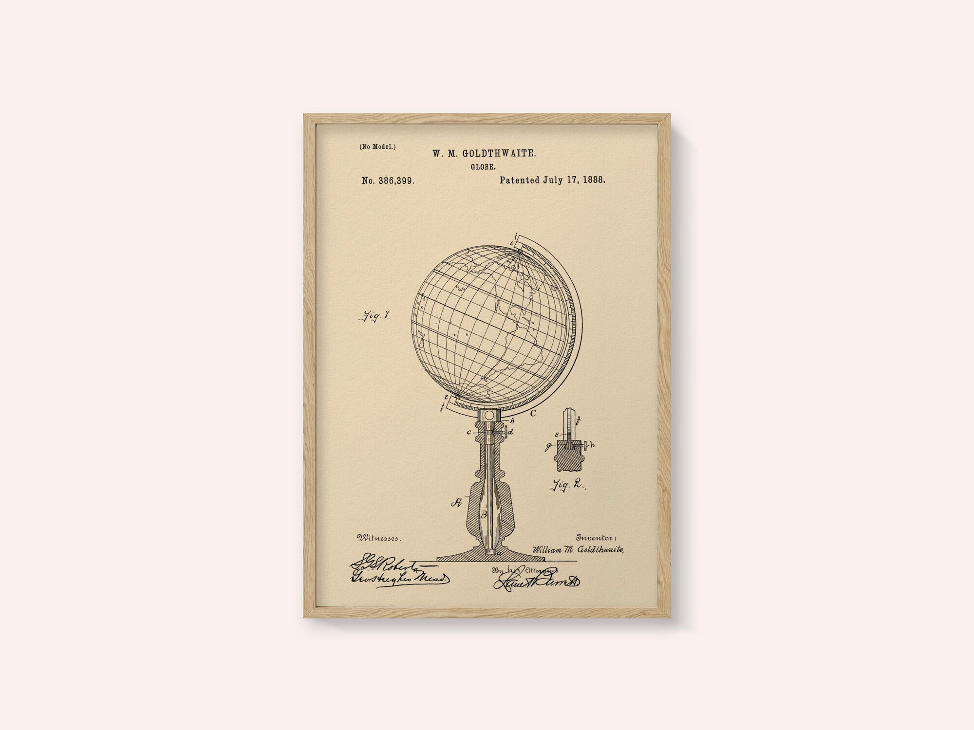 Globe Patent 1888