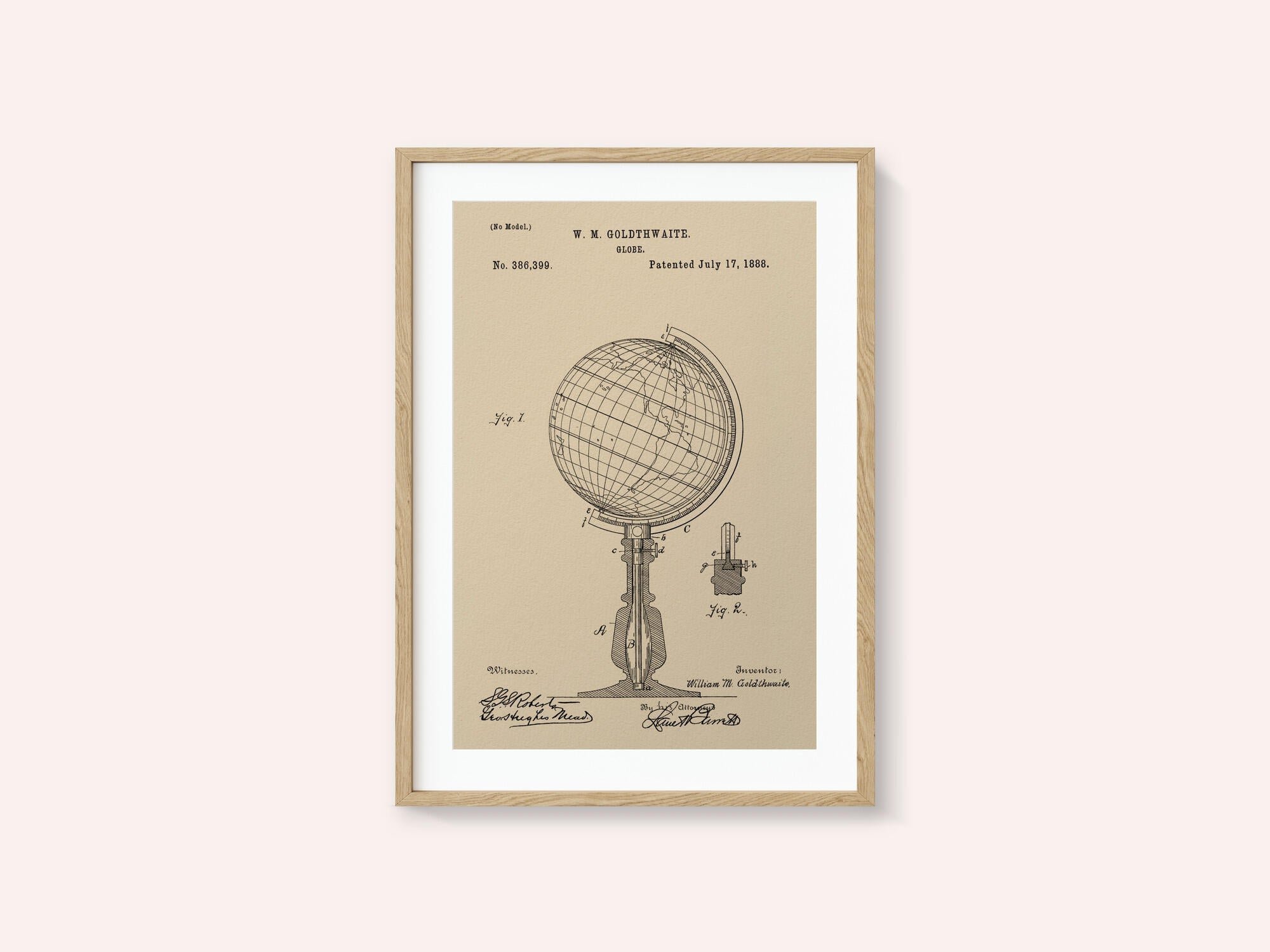 Globe Patent 1888