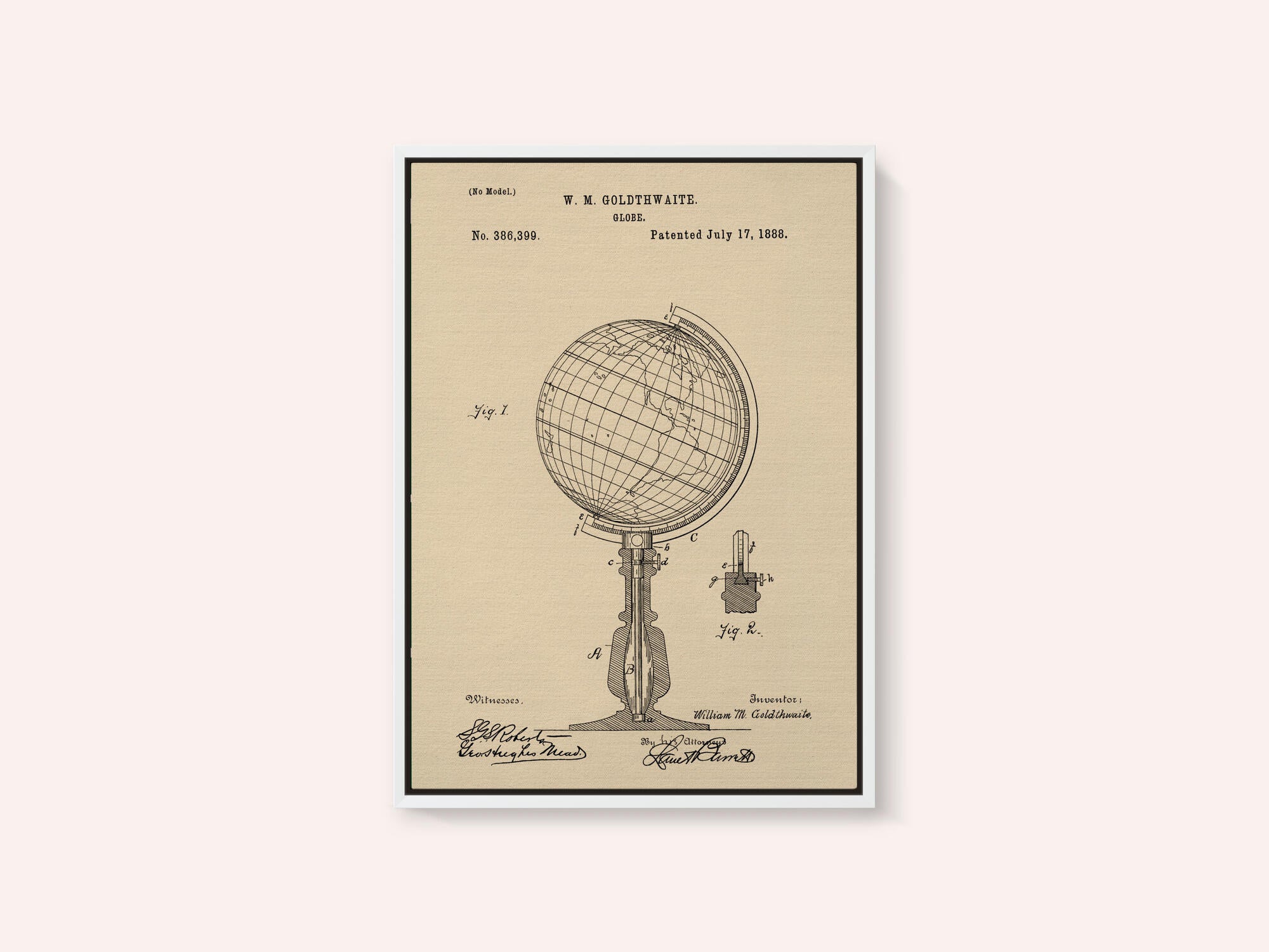 Globe Patent 1888