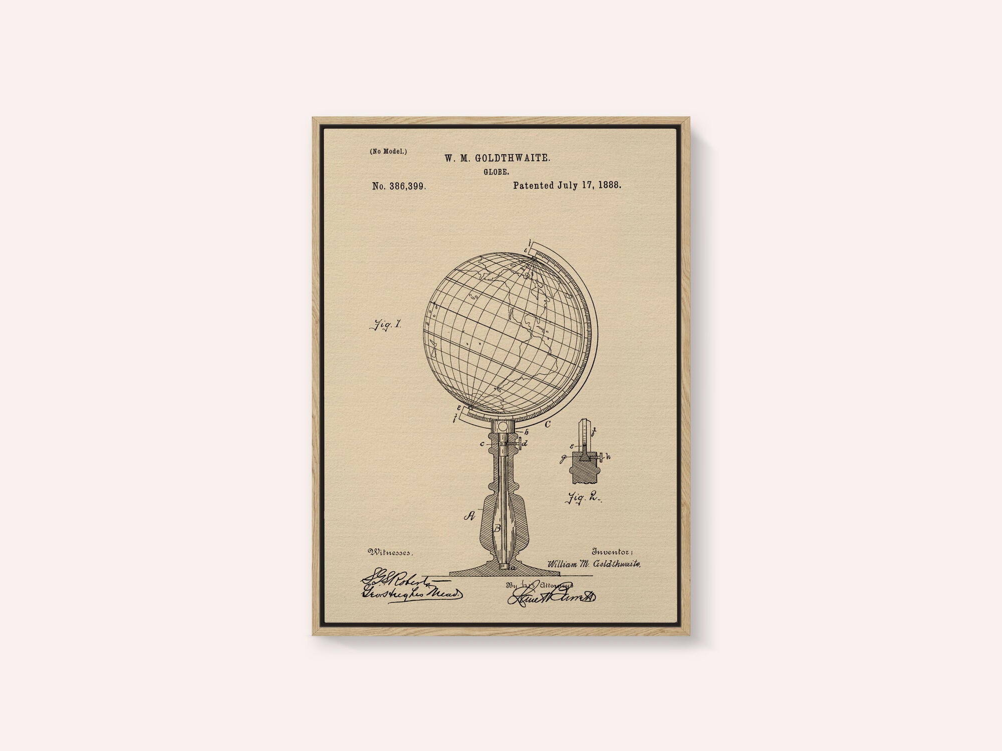 Globe Patent 1888