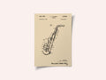 Saxophone Patent 1945