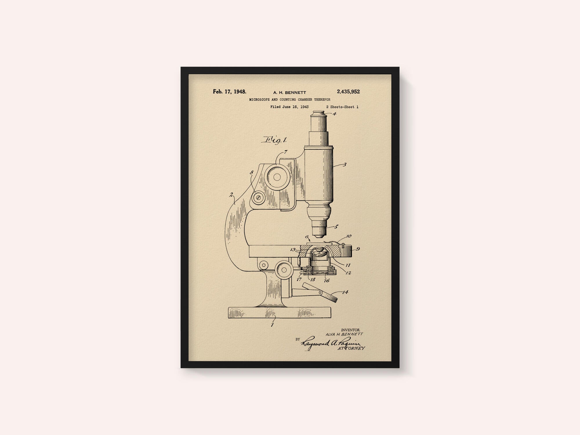 Microscope Patent 1948