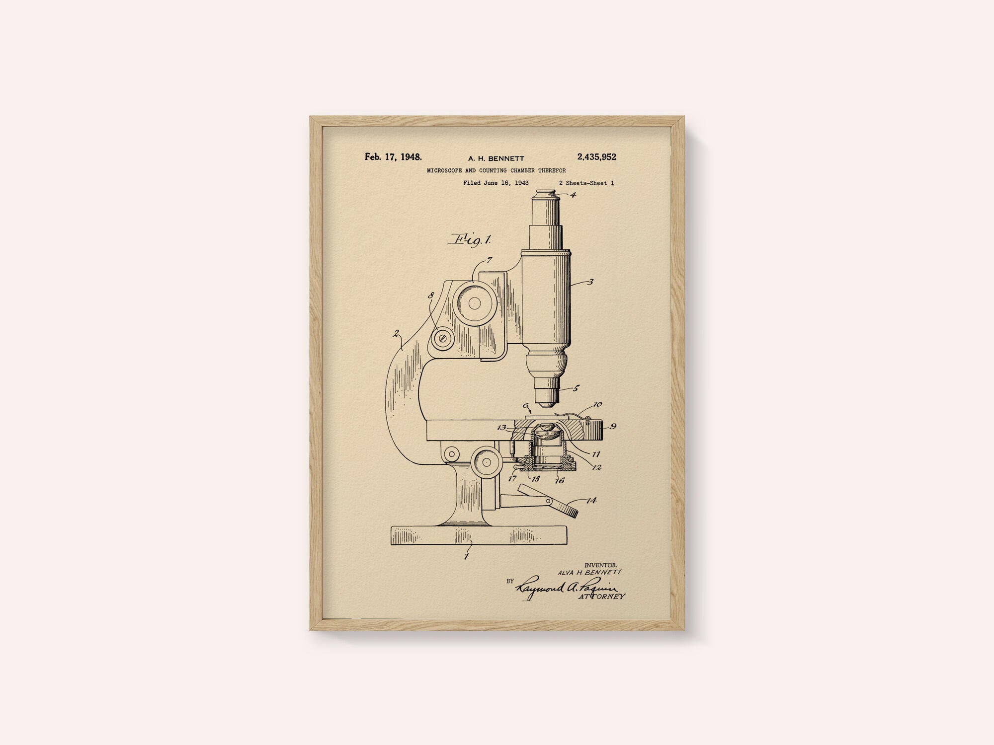 Microscope Patent 1948