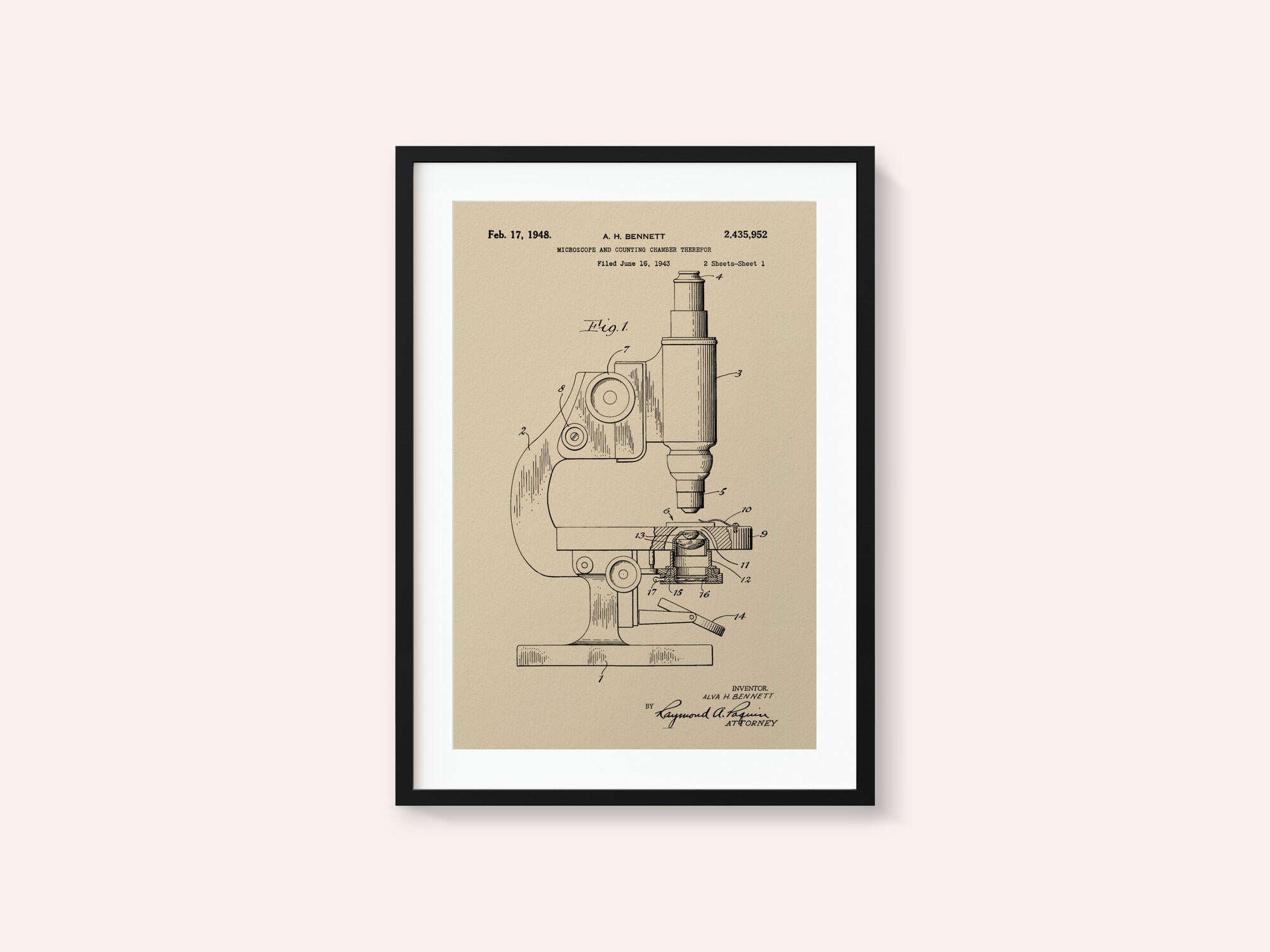 Microscope Patent 1948