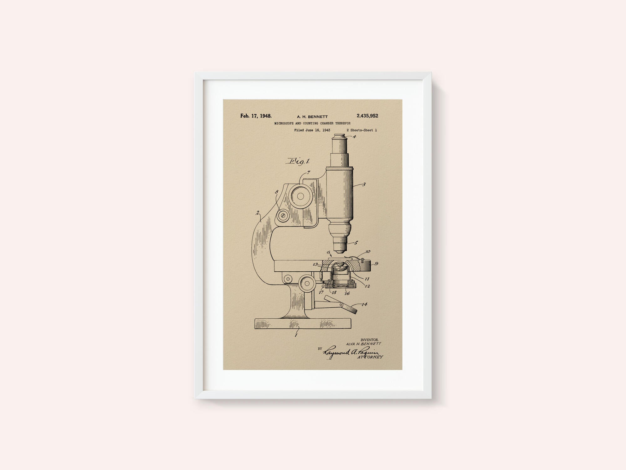 Microscope Patent 1948