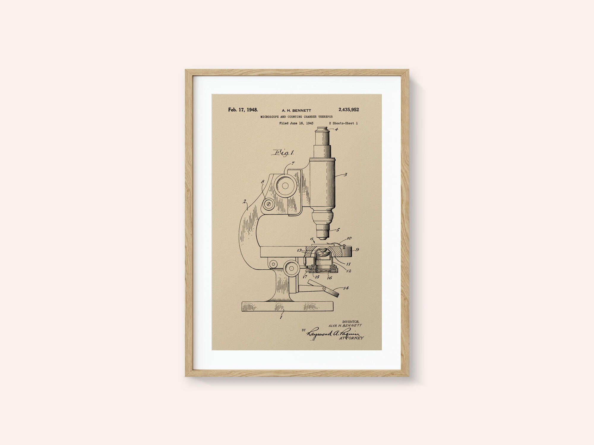 Microscope Patent 1948