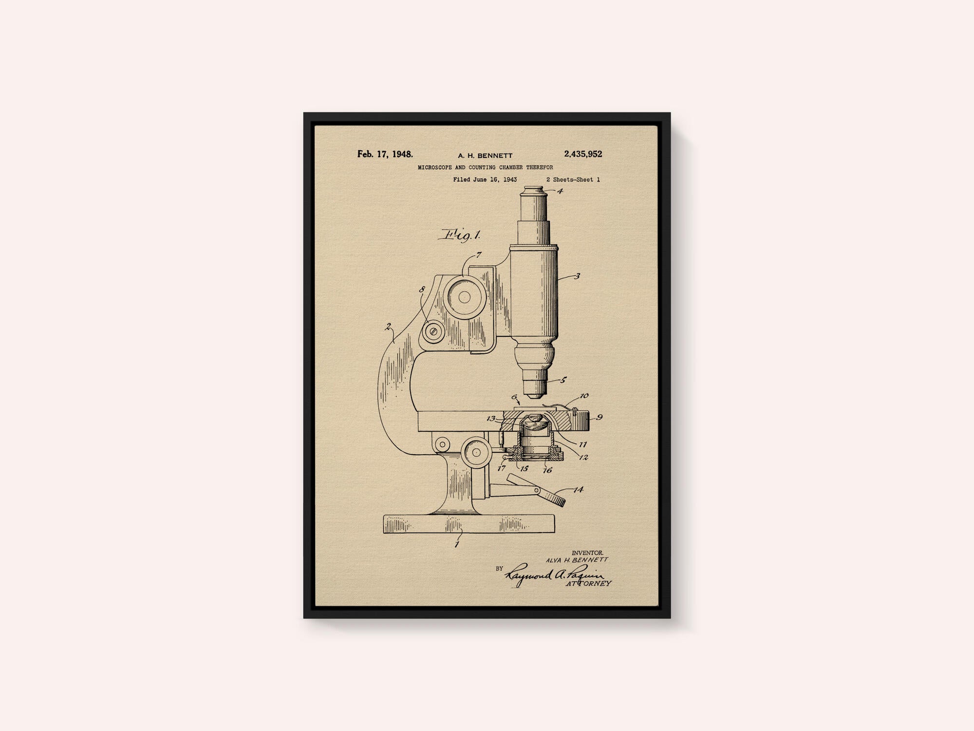 Microscope Patent 1948