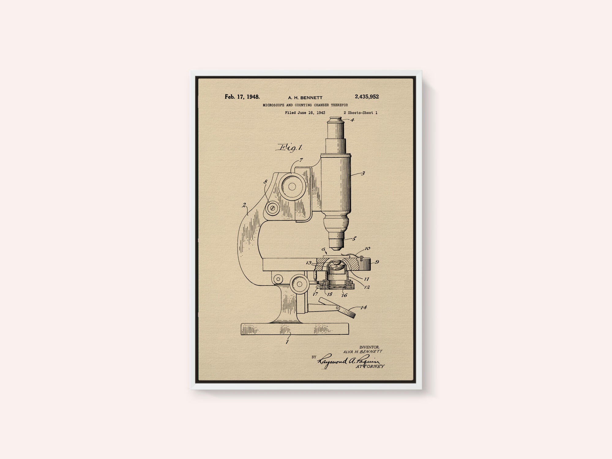 Microscope Patent 1948