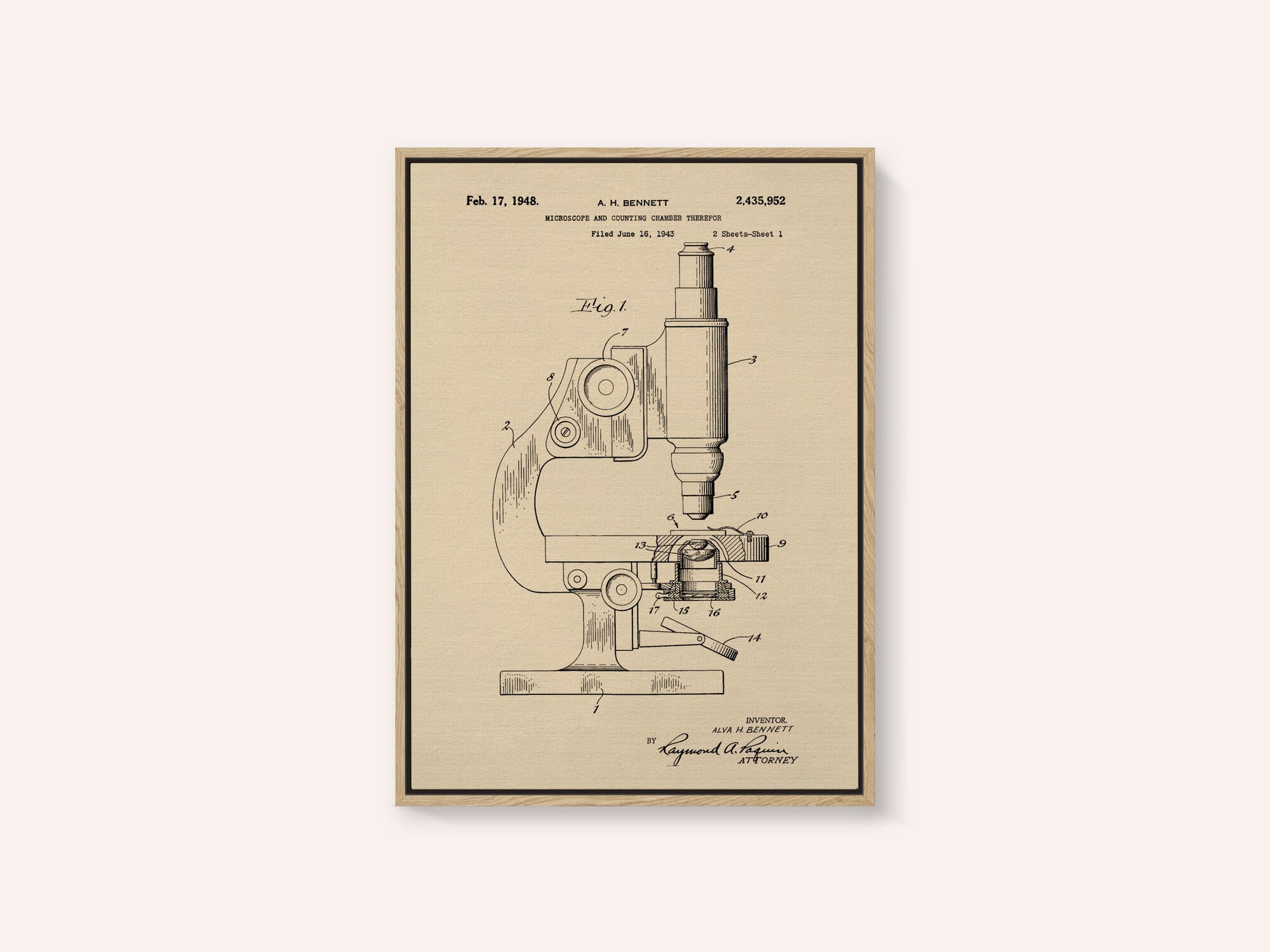 Microscope Patent 1948