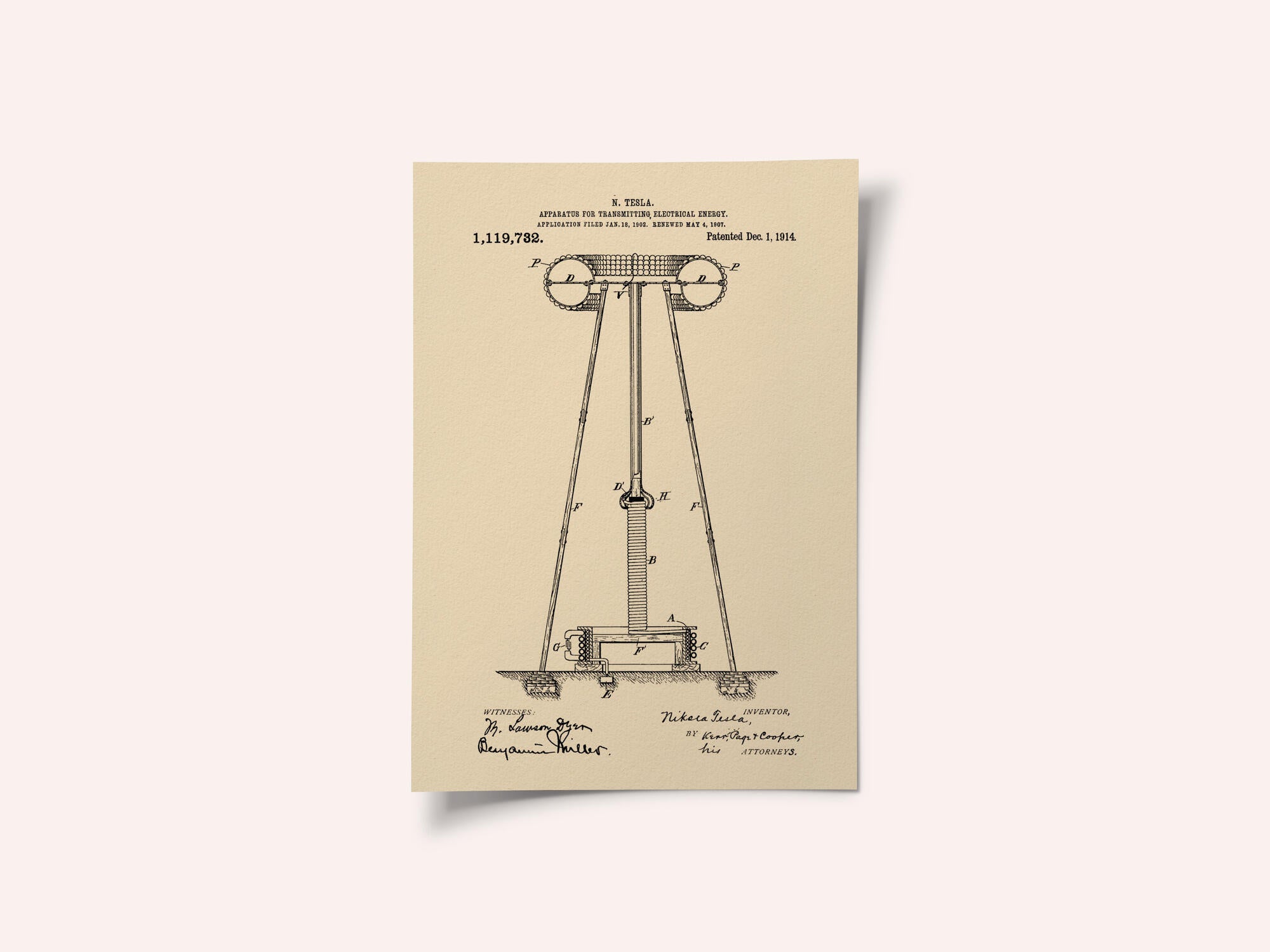 Transmitter Patent 1914