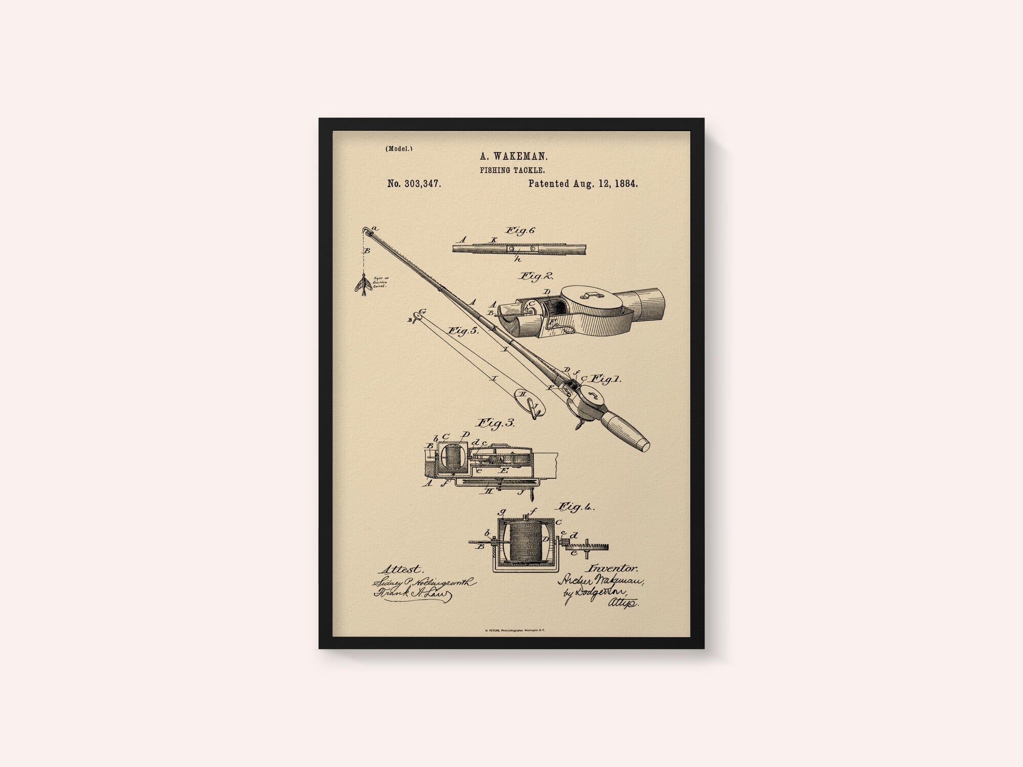 Fishing Tackle Patent 1884