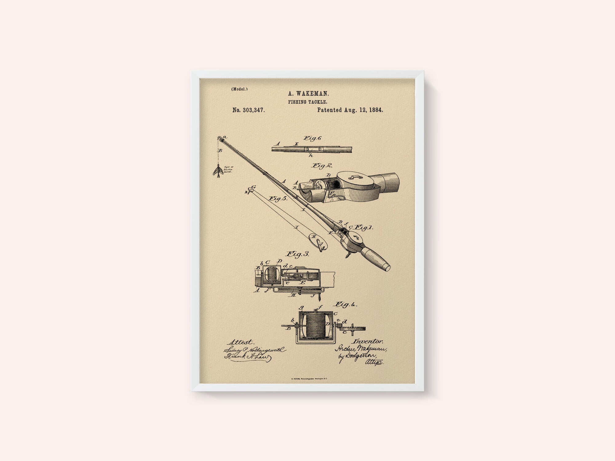 Fishing Tackle Patent 1884