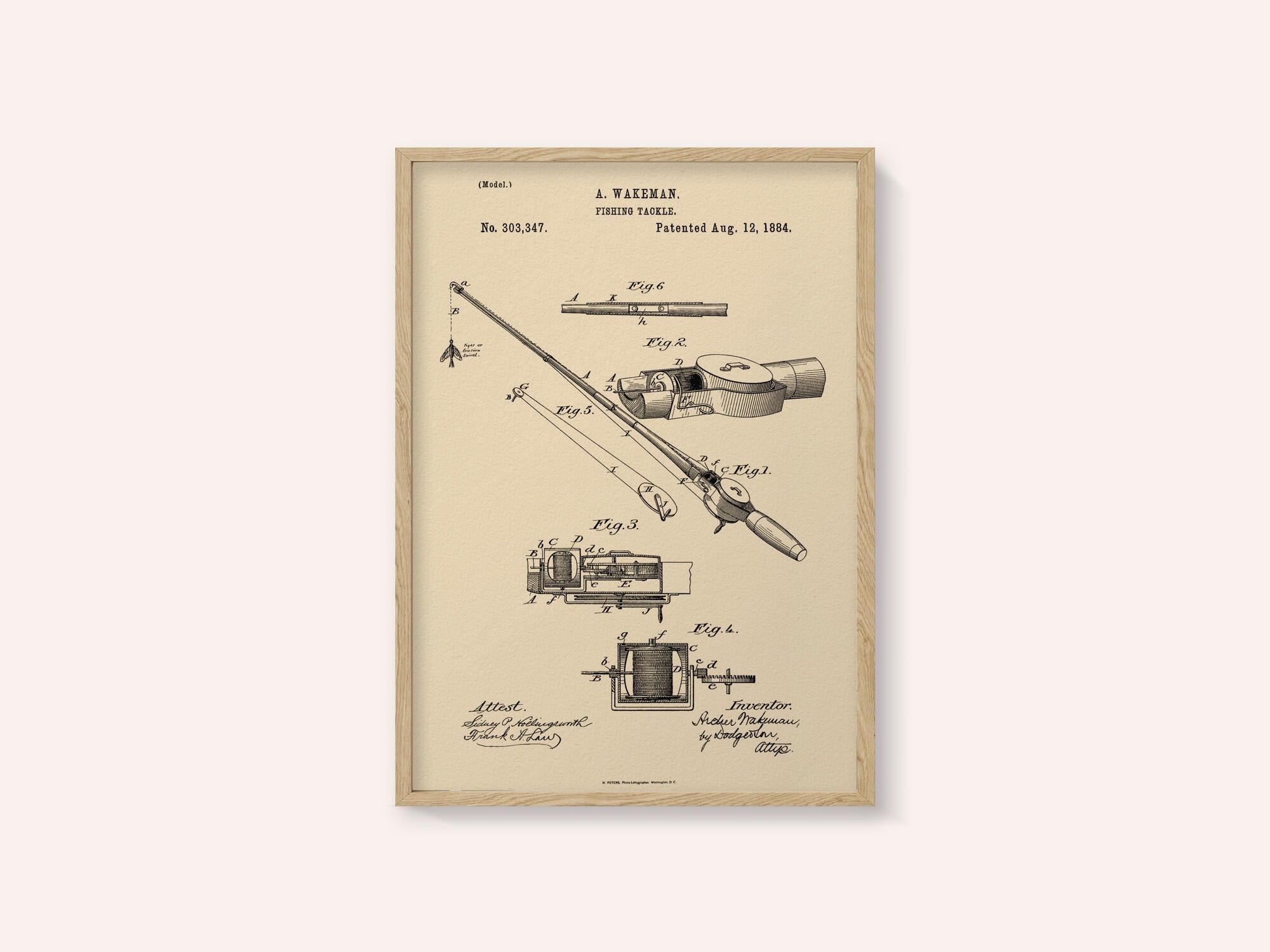 Fishing Tackle Patent 1884