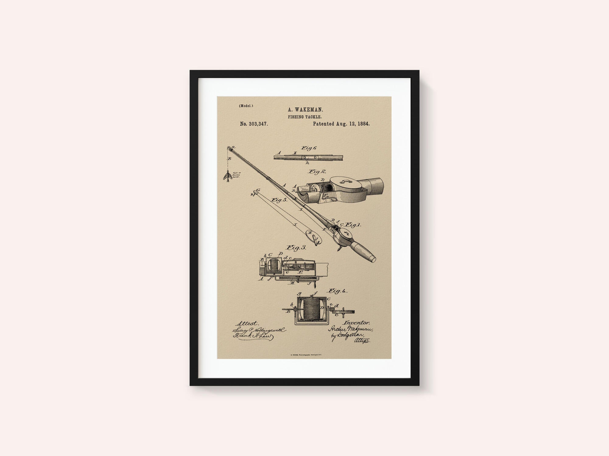 Fishing Tackle Patent 1884