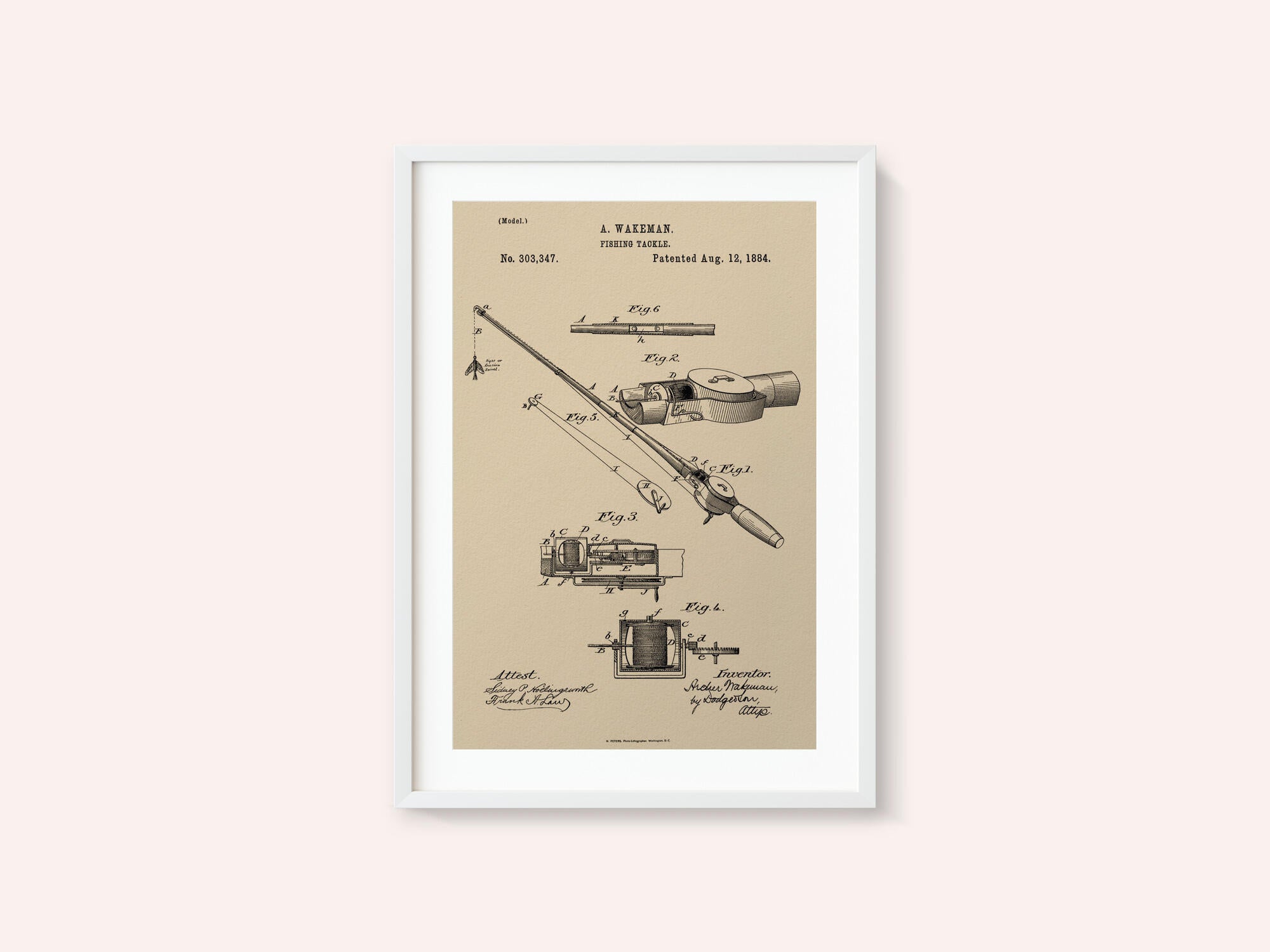 Fishing Tackle Patent 1884