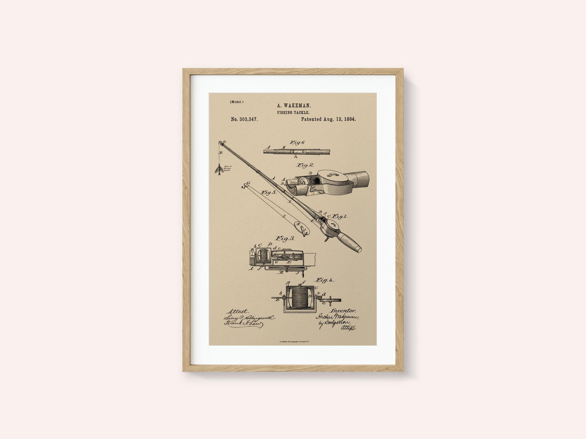 Fishing Tackle Patent 1884