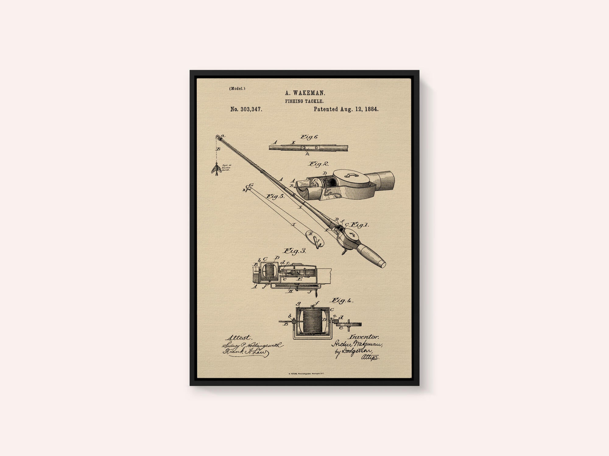 Fishing Tackle Patent 1884