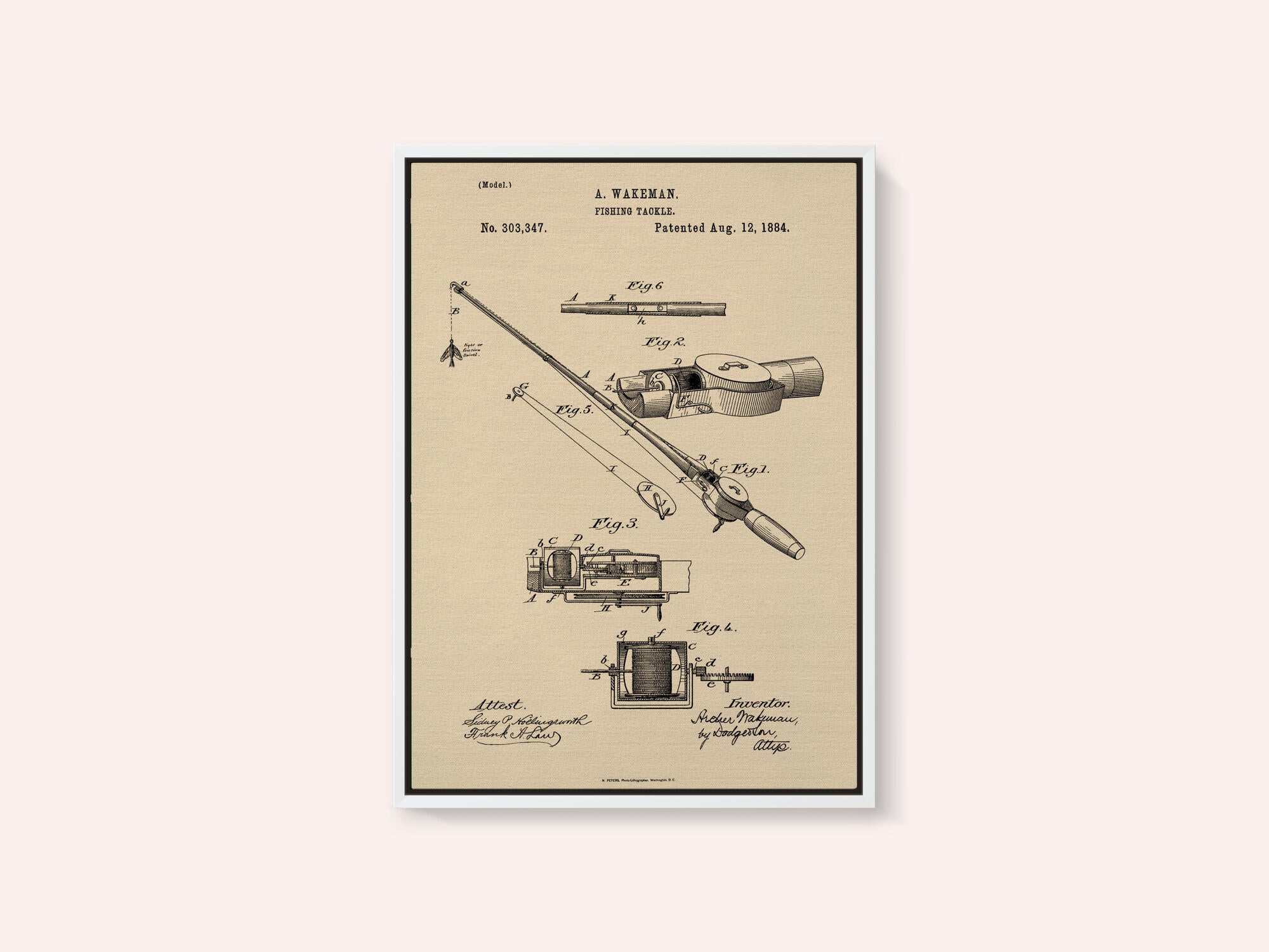Fishing Tackle Patent 1884