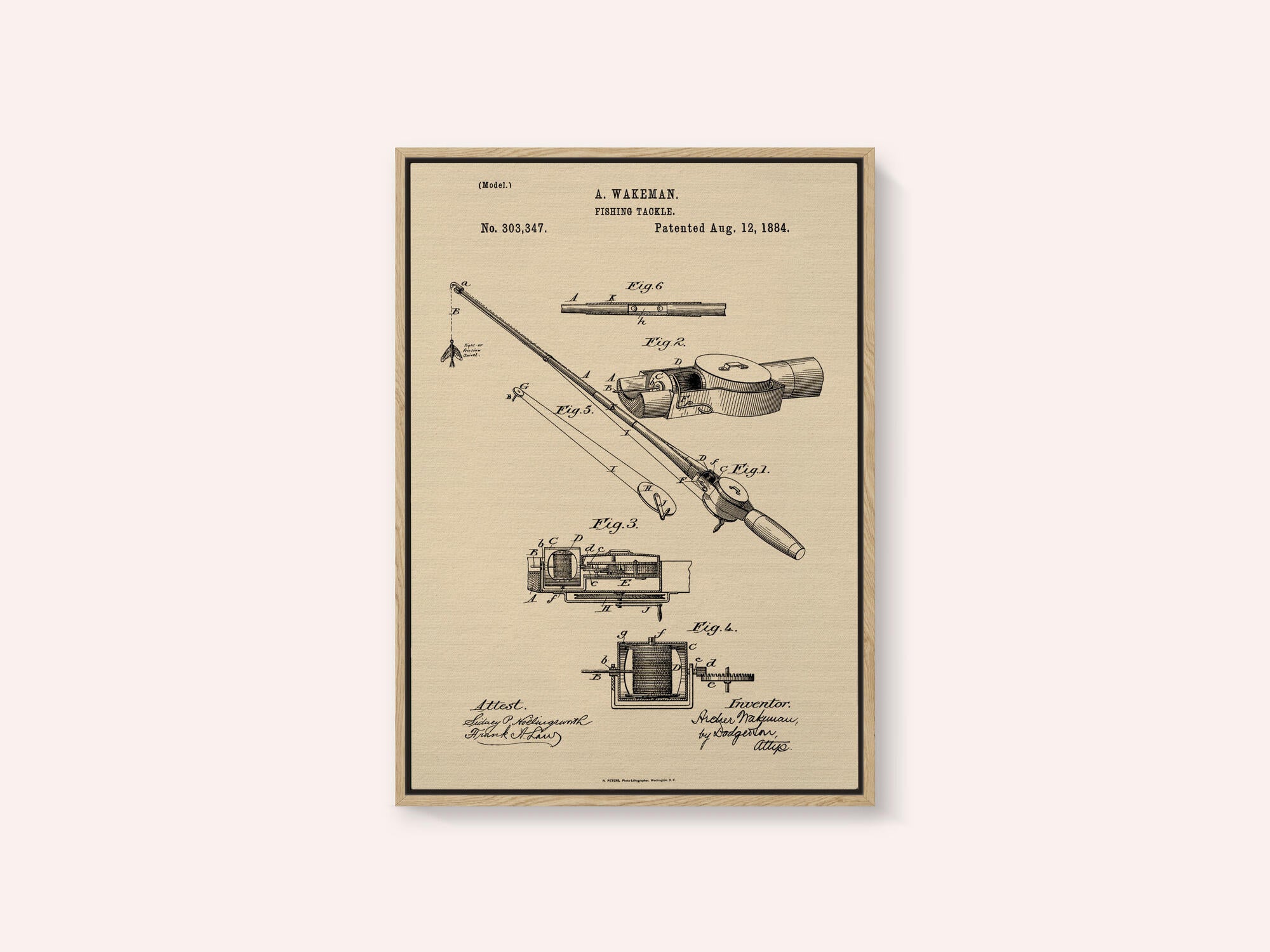 Fishing Tackle Patent 1884