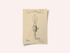 Electric Lamp Patent 1882