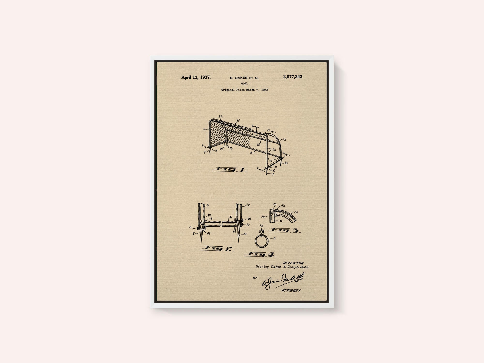 Goal Patent 1933