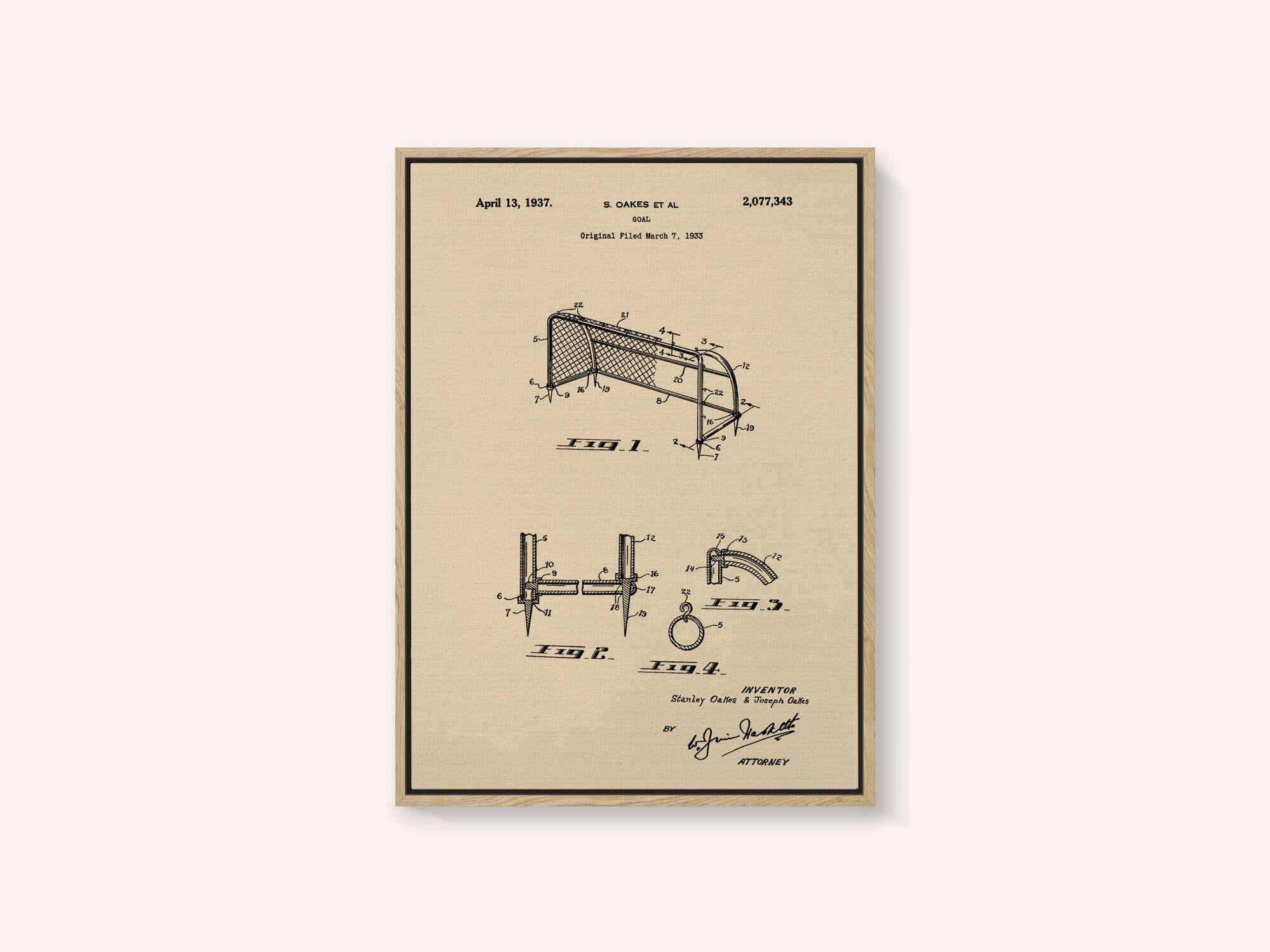 Goal Patent 1933