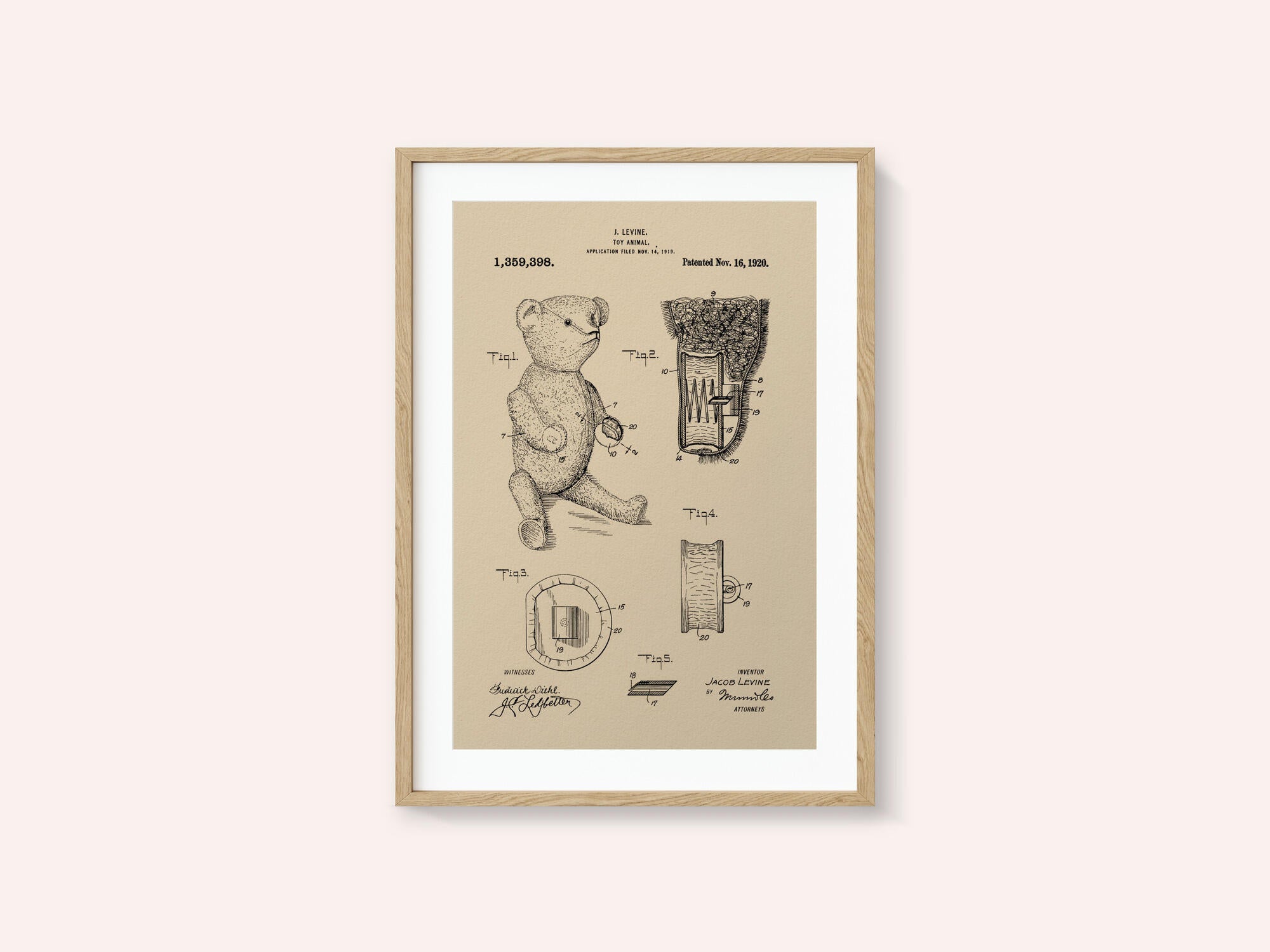 Teddybear Patent 1920