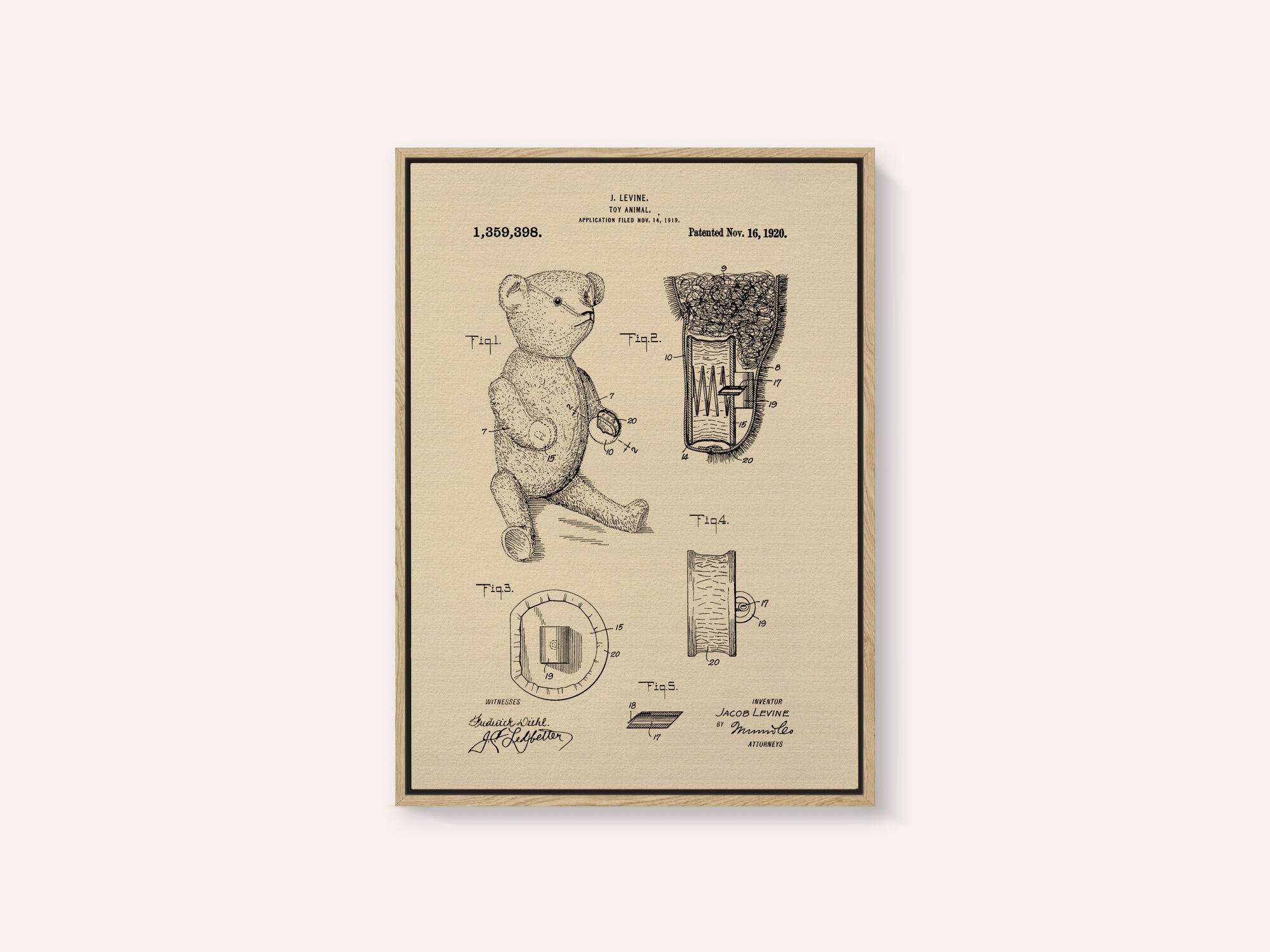 Teddybear Patent 1920