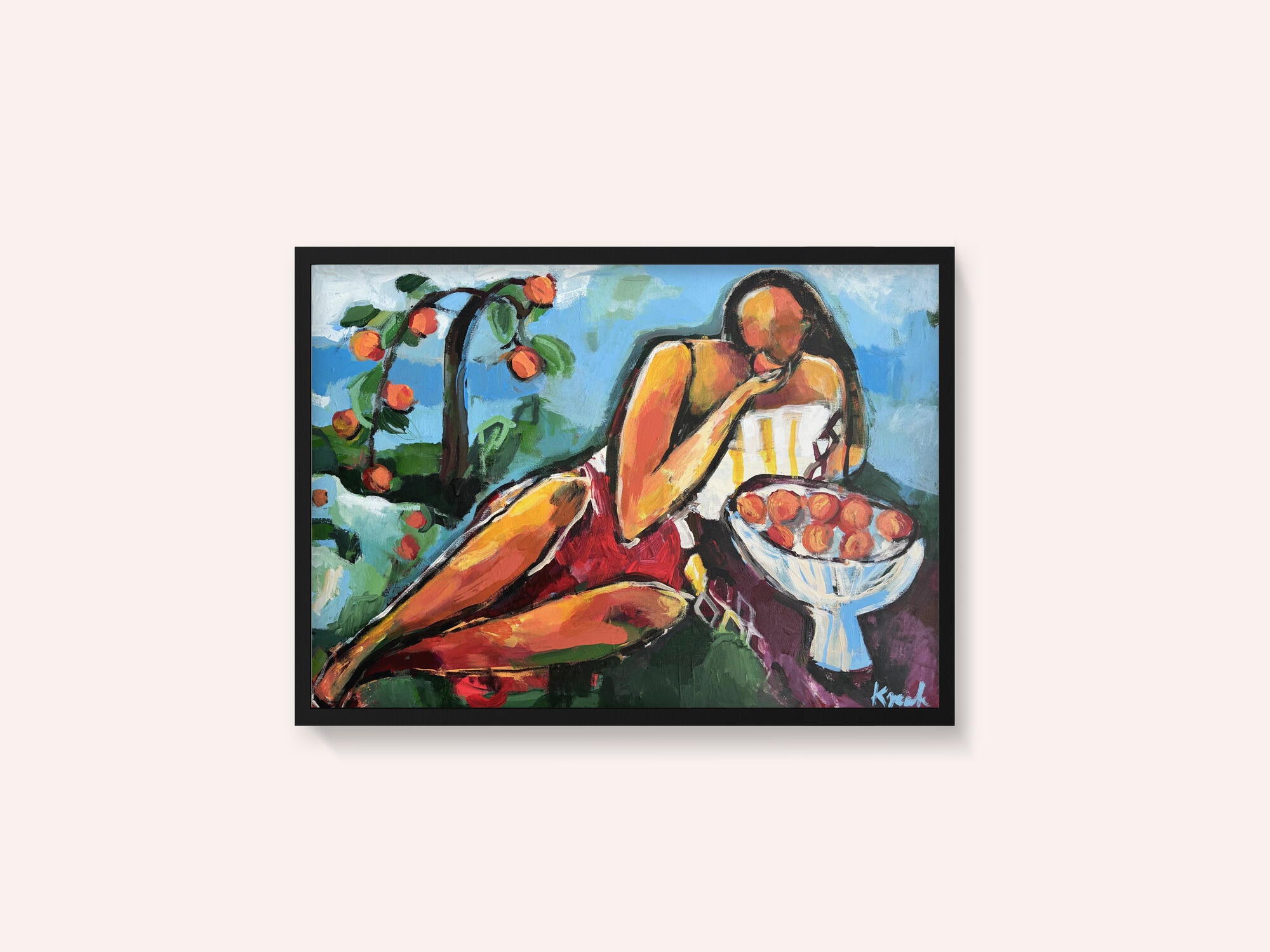 “Woman With Peaches”