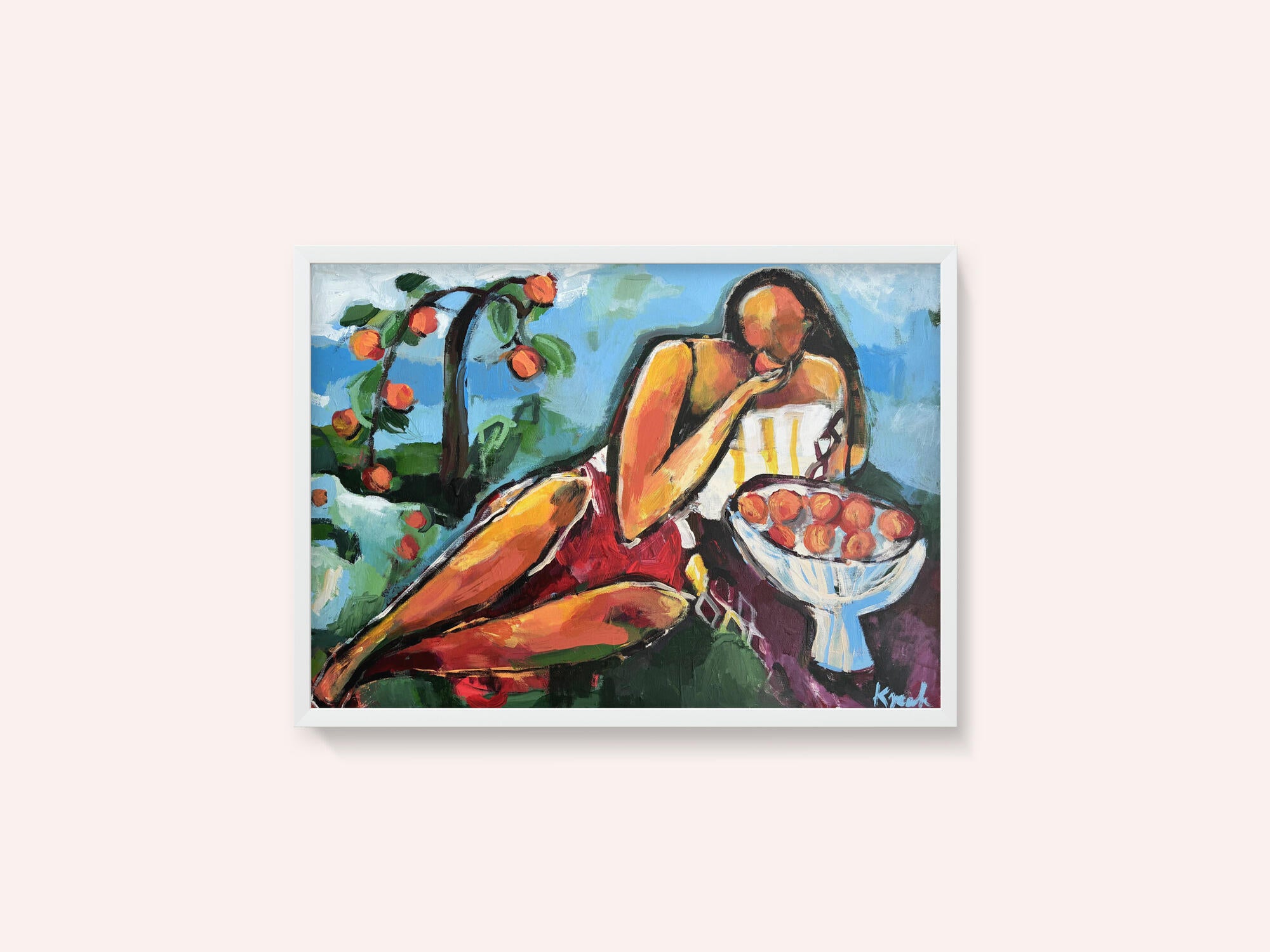 “Woman With Peaches”