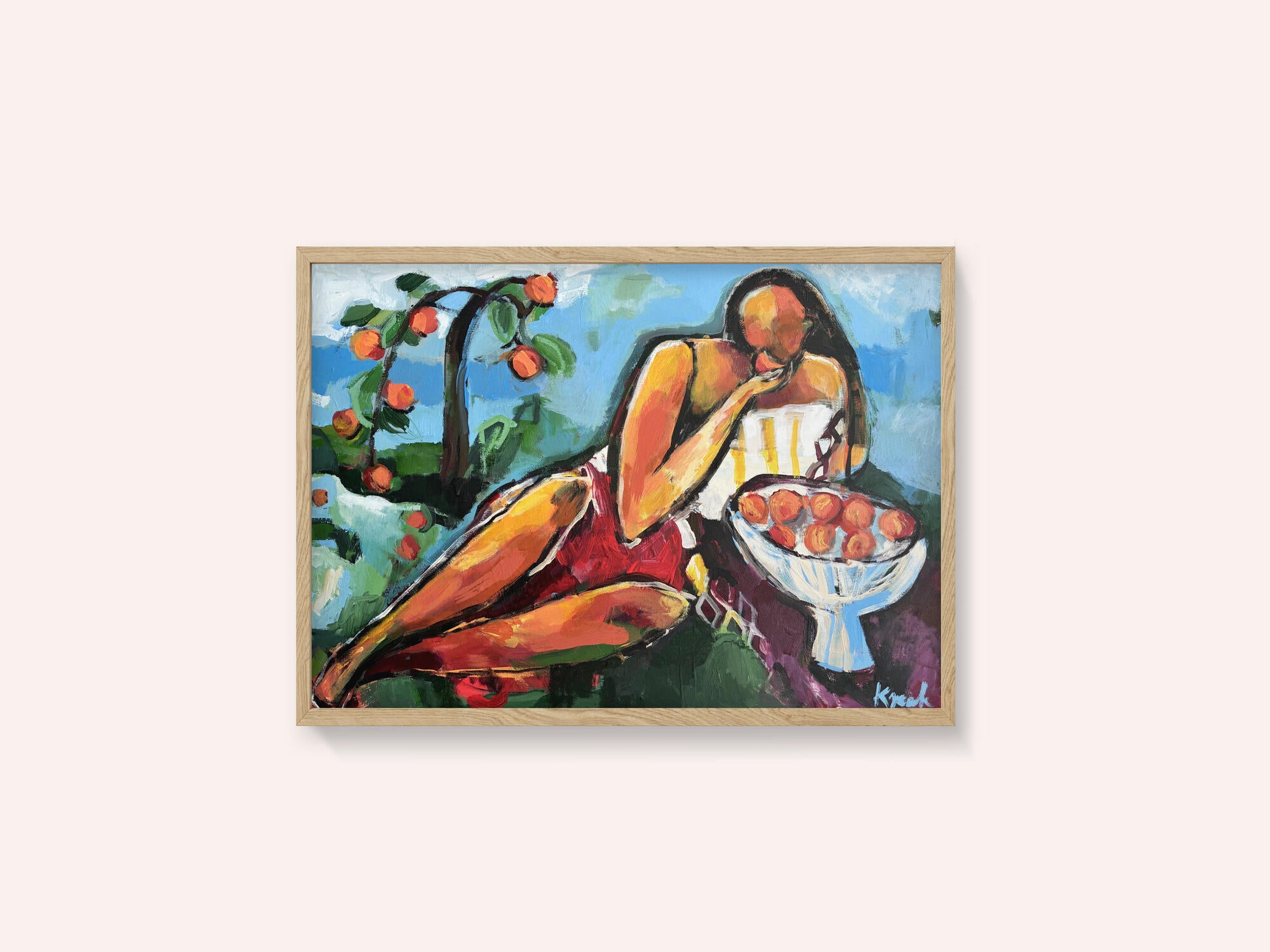 “Woman With Peaches”