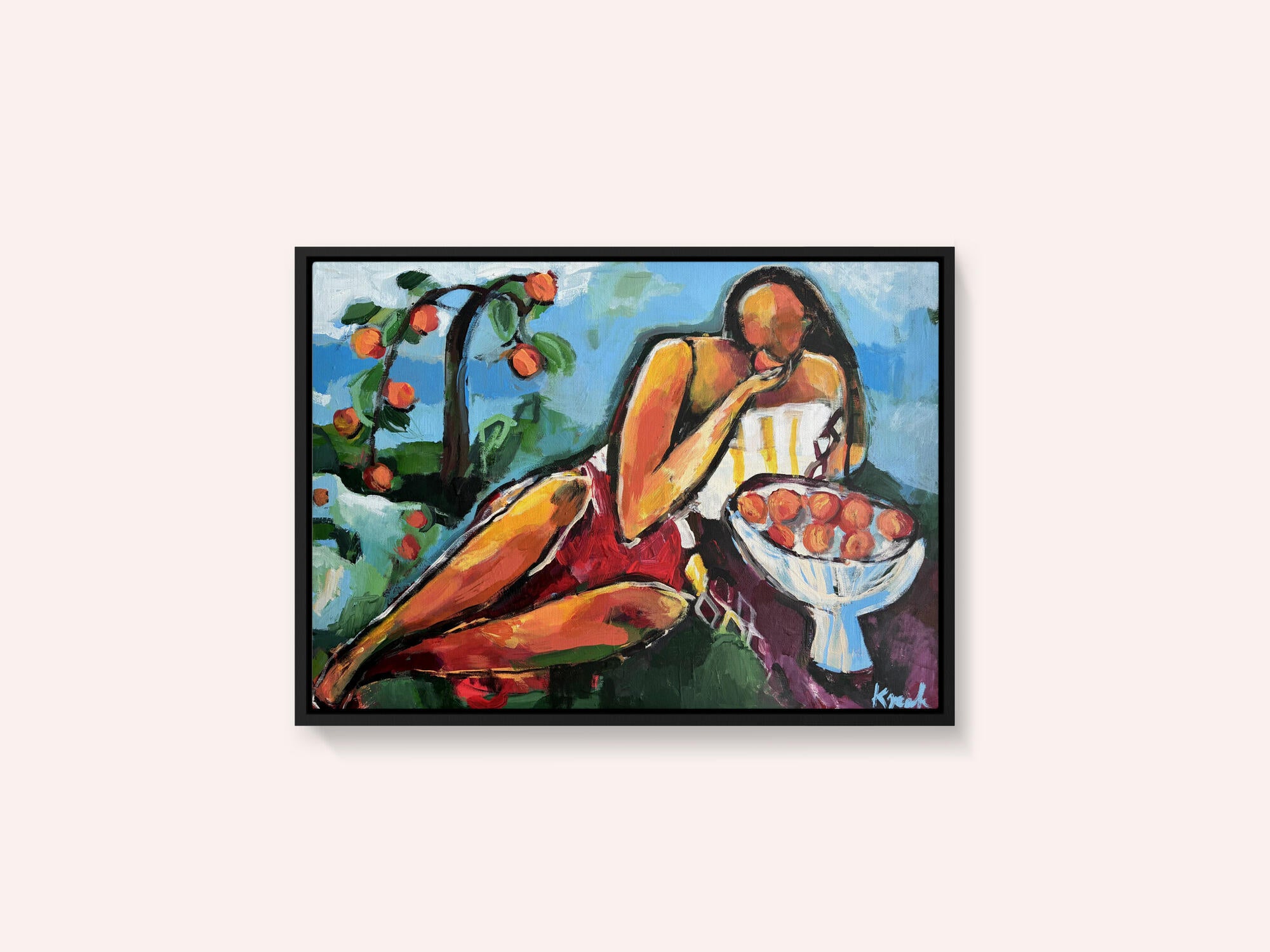 “Woman With Peaches”