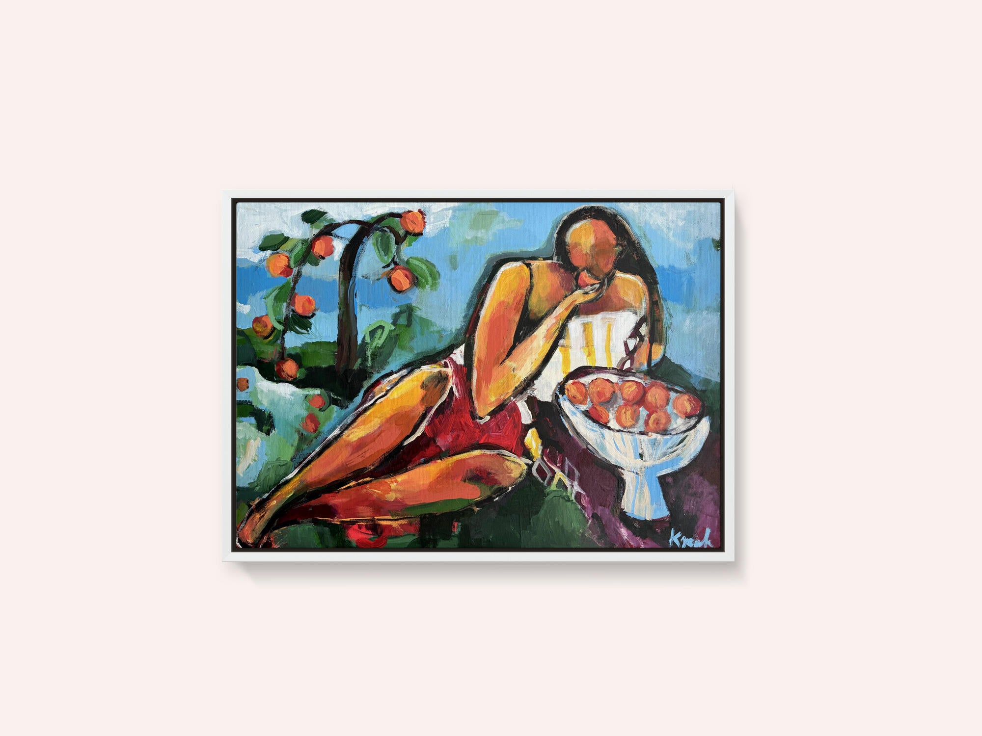 “Woman With Peaches”