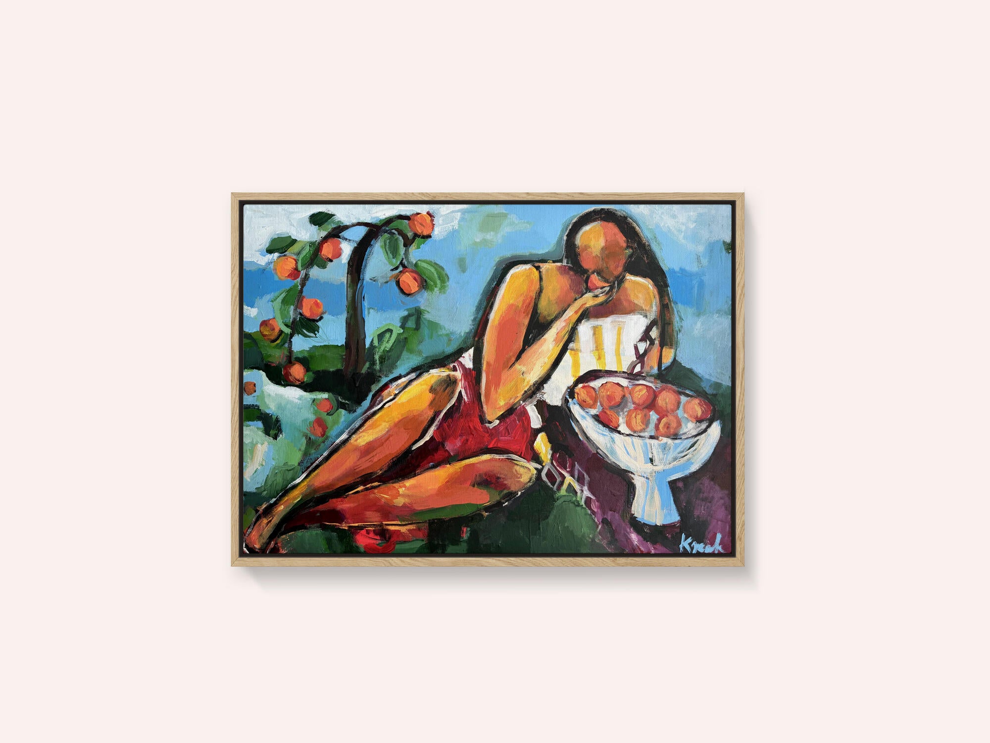 “Woman With Peaches”