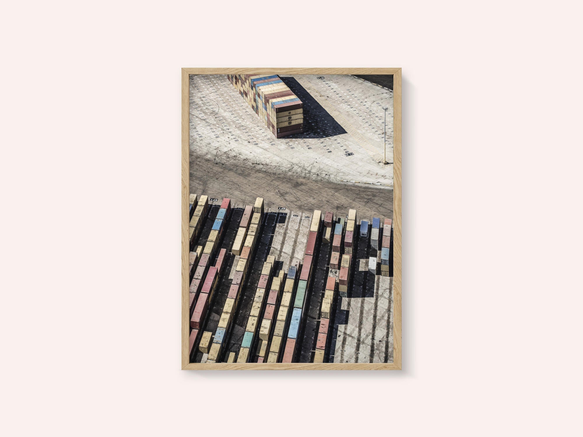 Stacked Shipping Containers