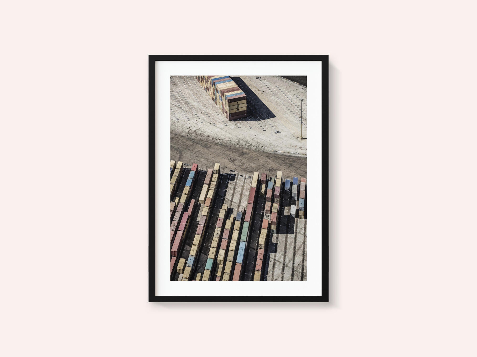 Stacked Shipping Containers