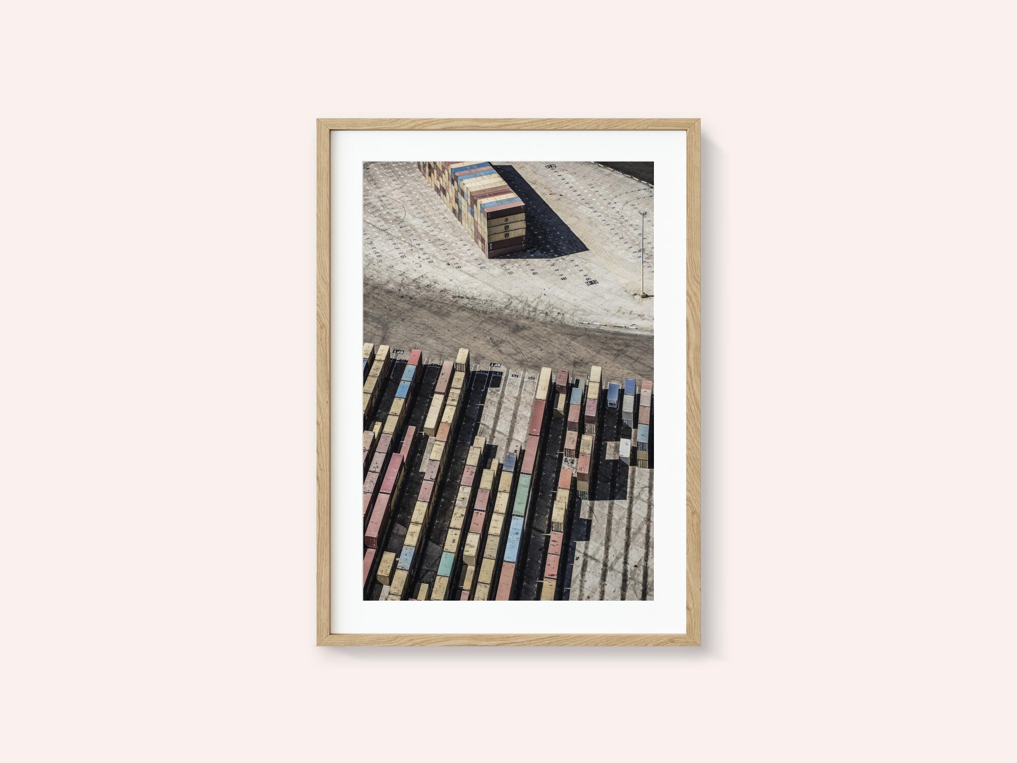Stacked Shipping Containers