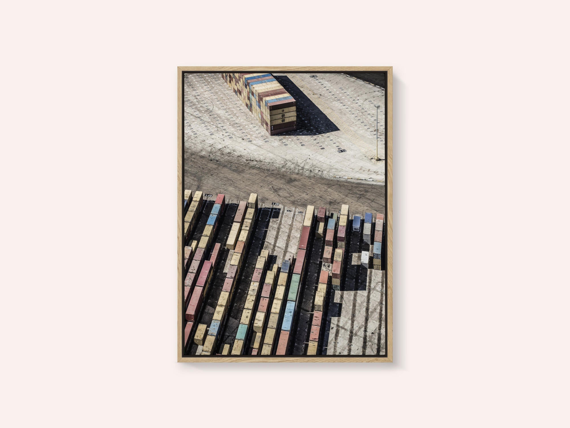 Stacked Shipping Containers