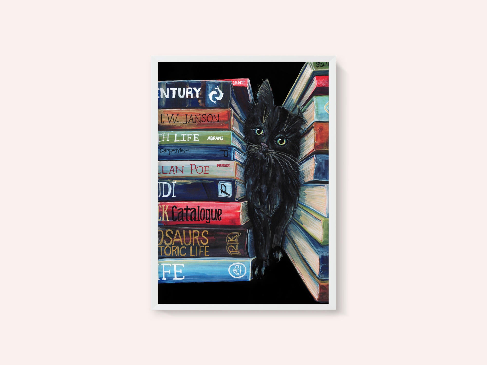 Curious Library Cat