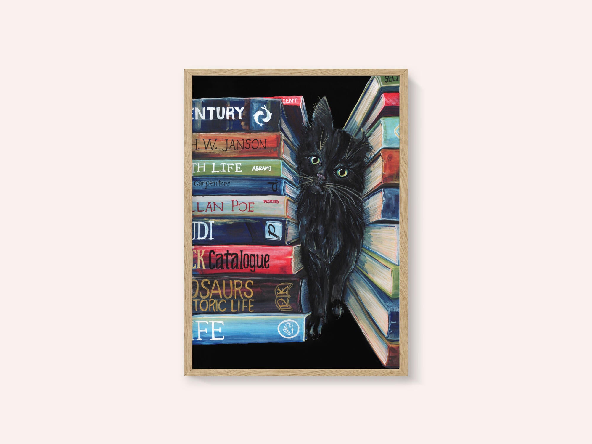Curious Library Cat