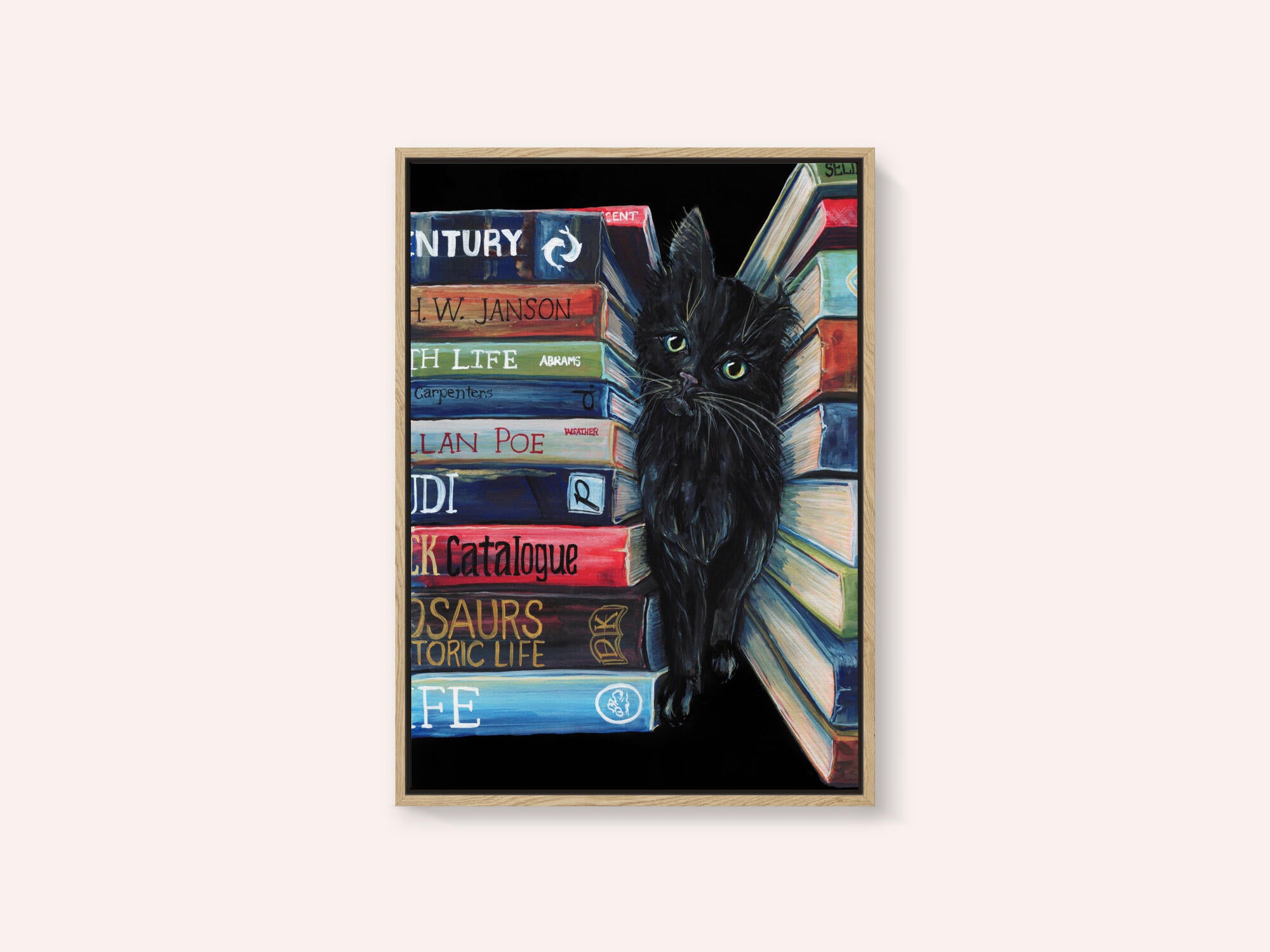 Curious Library Cat