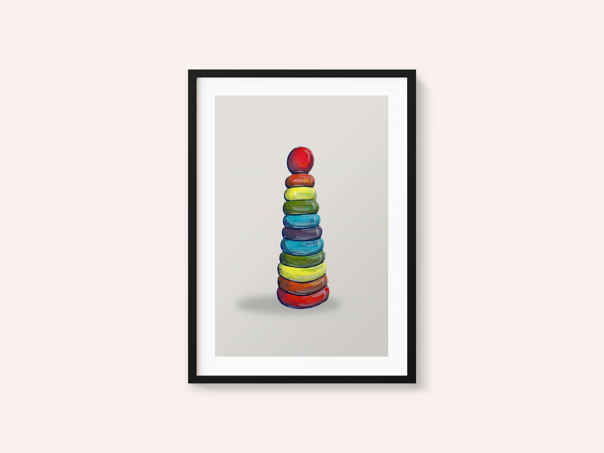 Colorful Stacking Rings