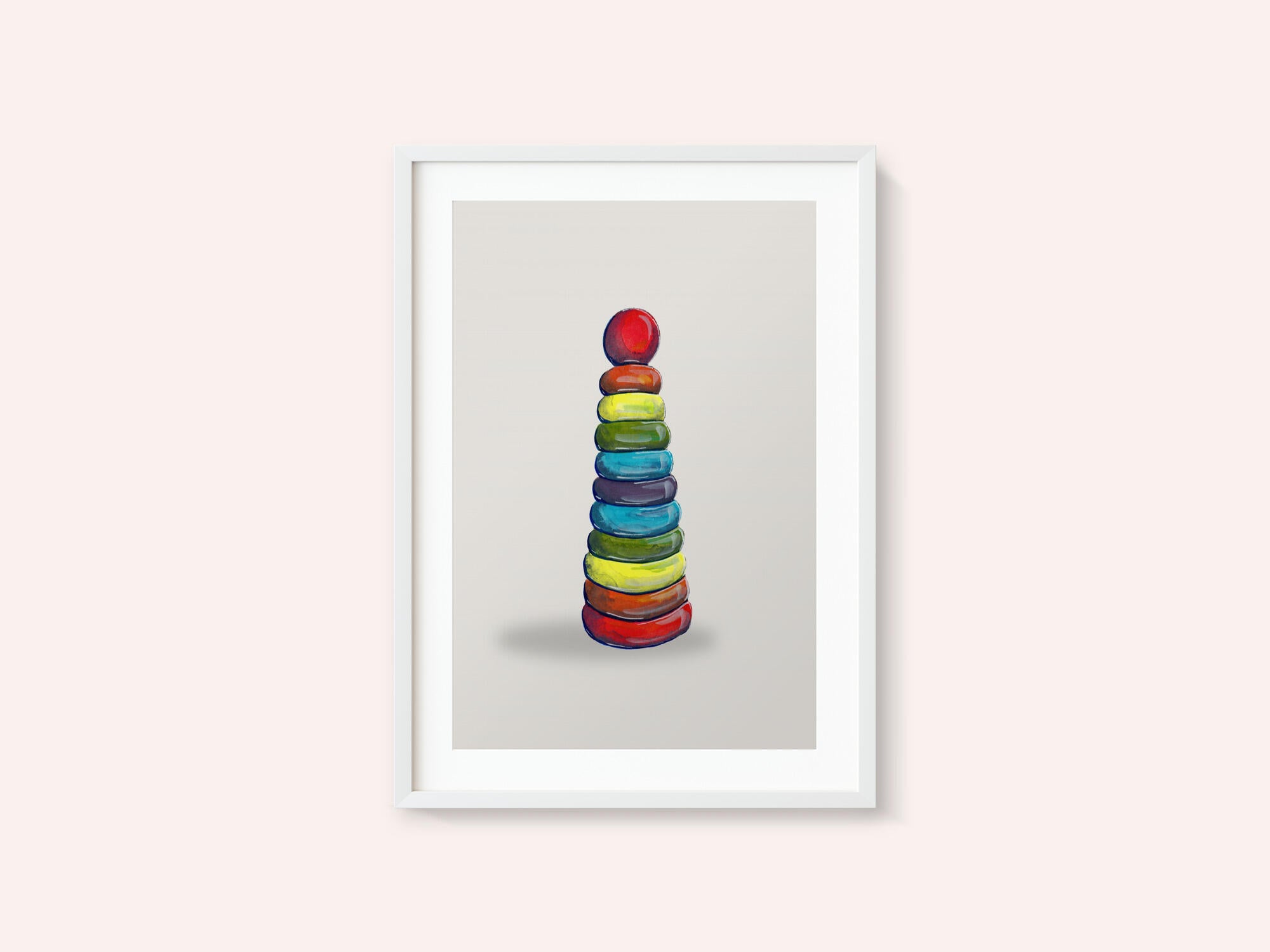 Colorful Stacking Rings