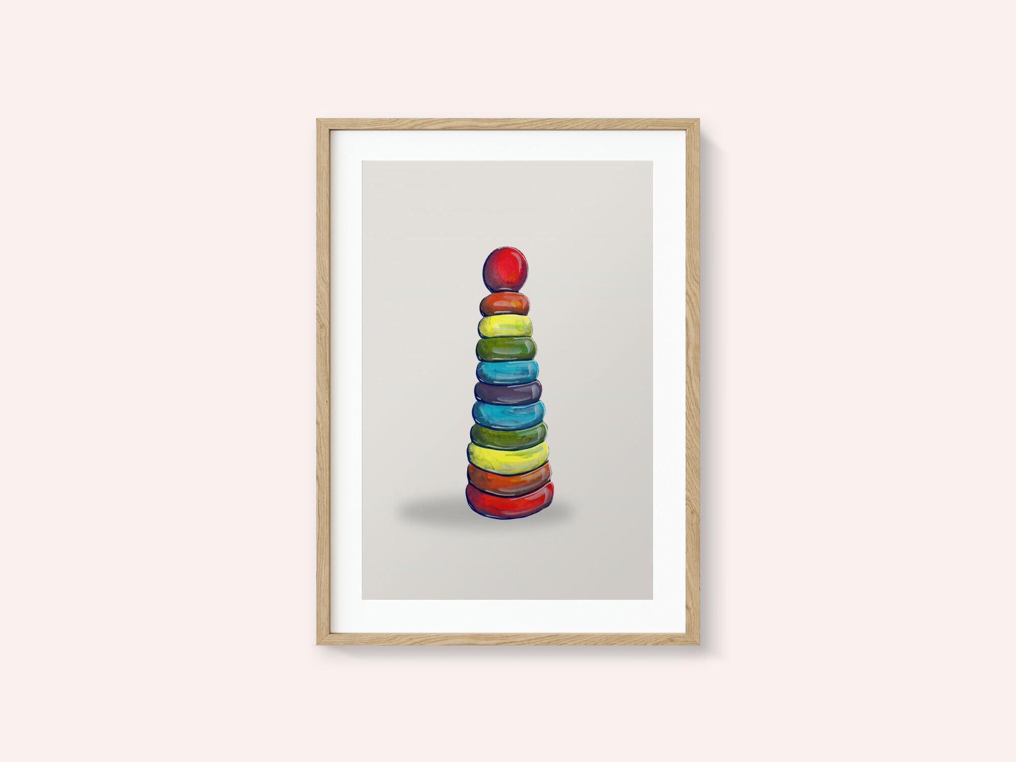 Colorful Stacking Rings