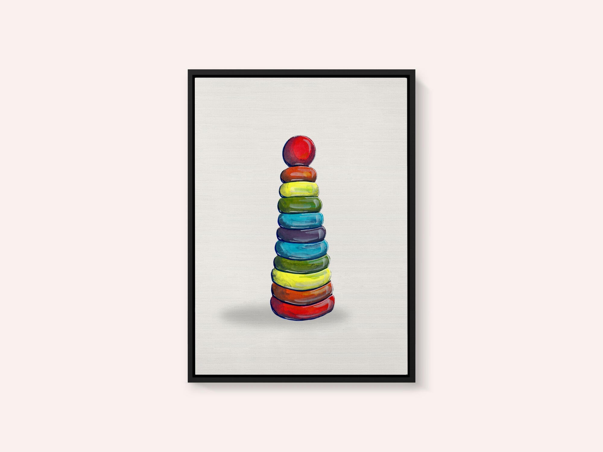 Colorful Stacking Rings