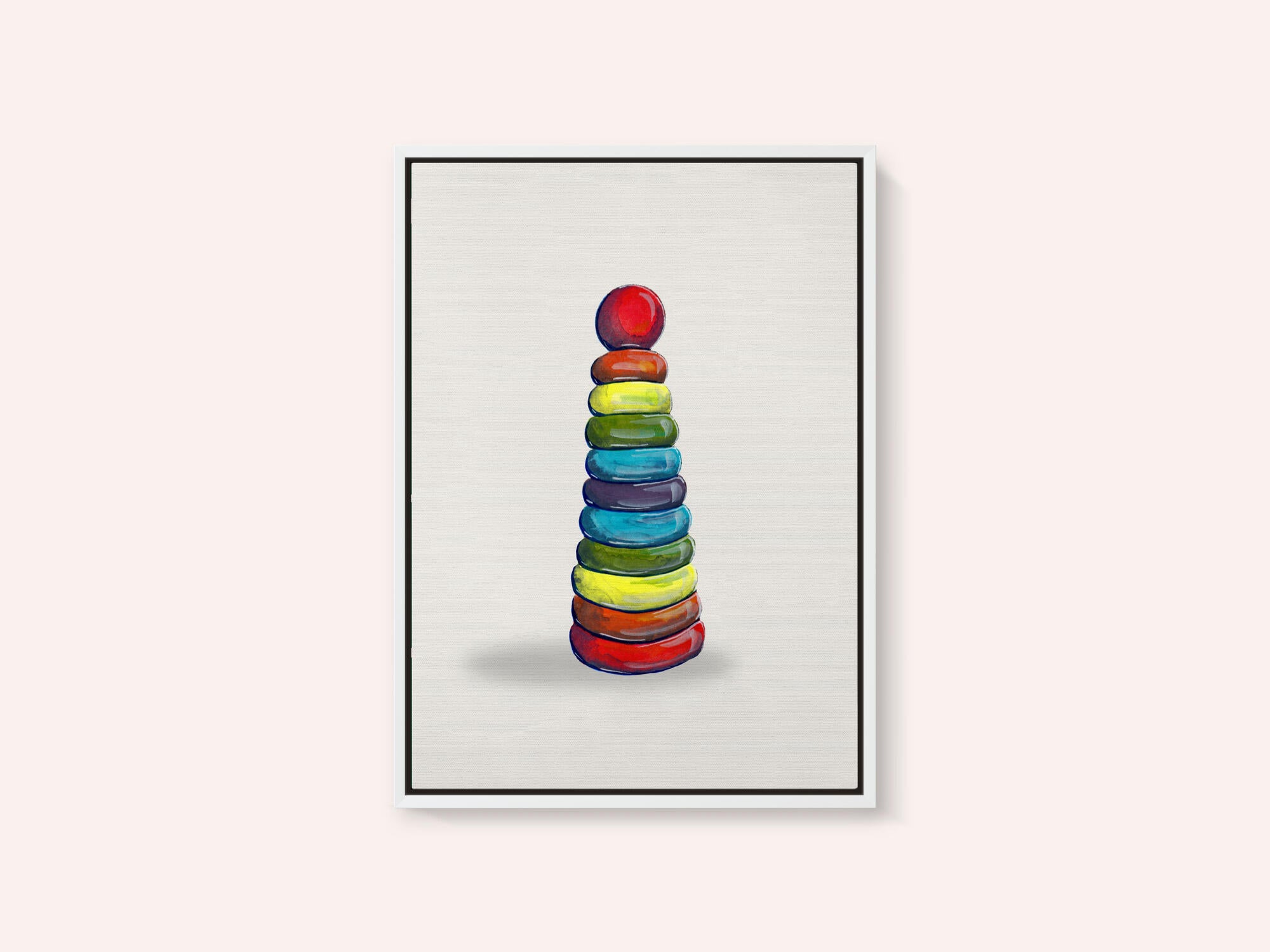 Colorful Stacking Rings
