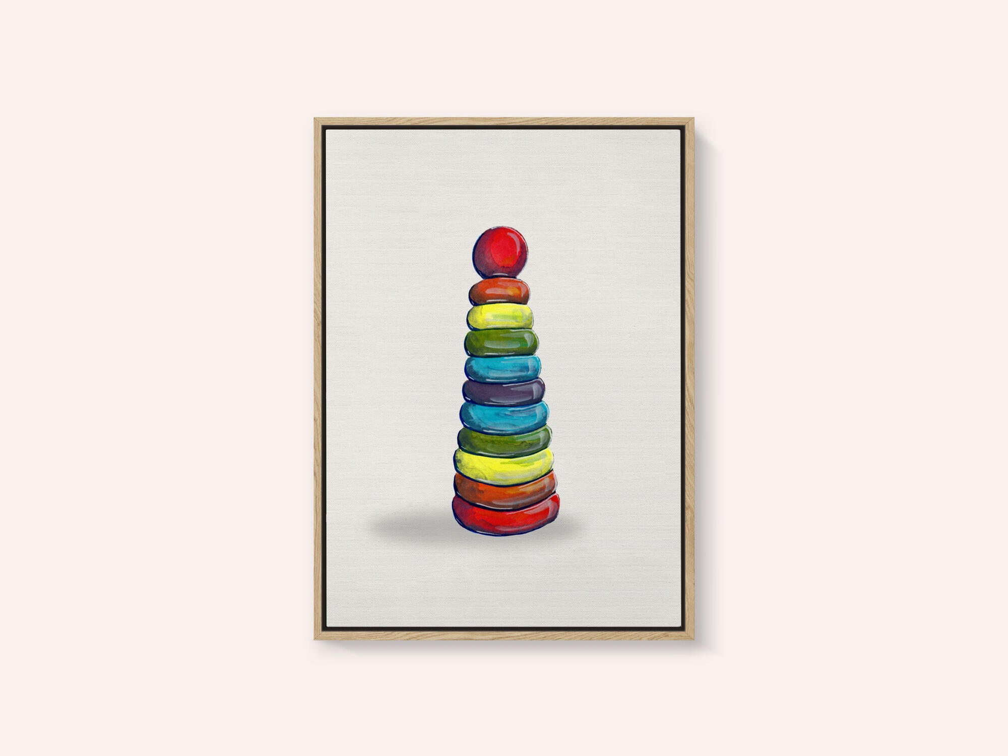 Colorful Stacking Rings